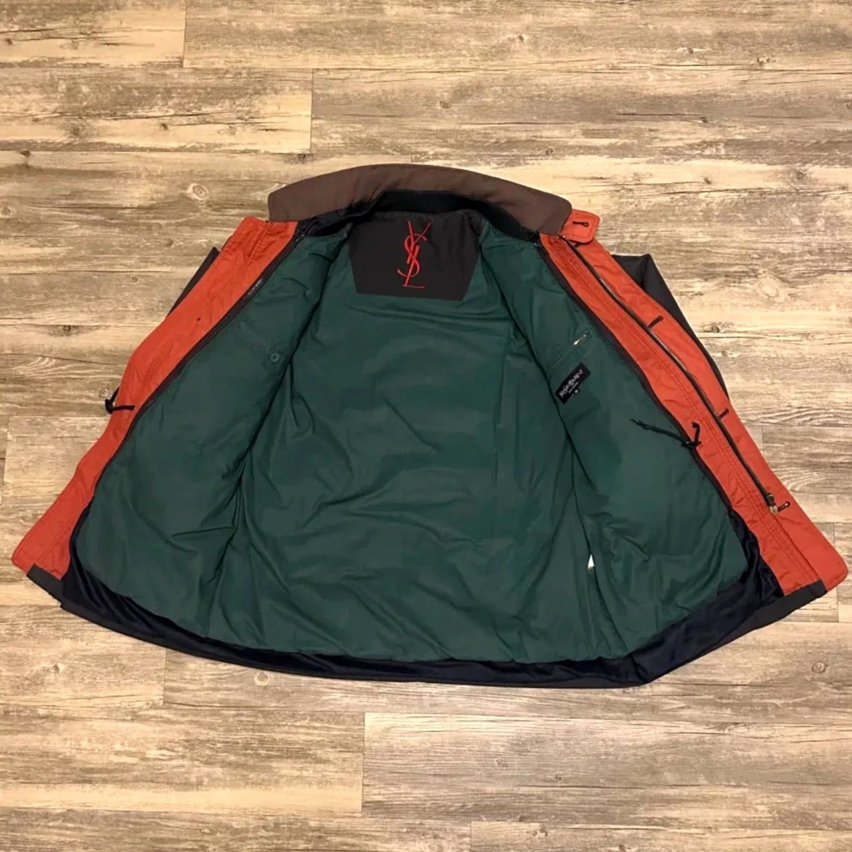 Yves Saint Laurent VINTAGE Yves Saint Laurent Down Hooded Puffer Jacket XL Men Blue Size XL Jacket Size US XL / EU 56 / 4 - 5 Thumbnail