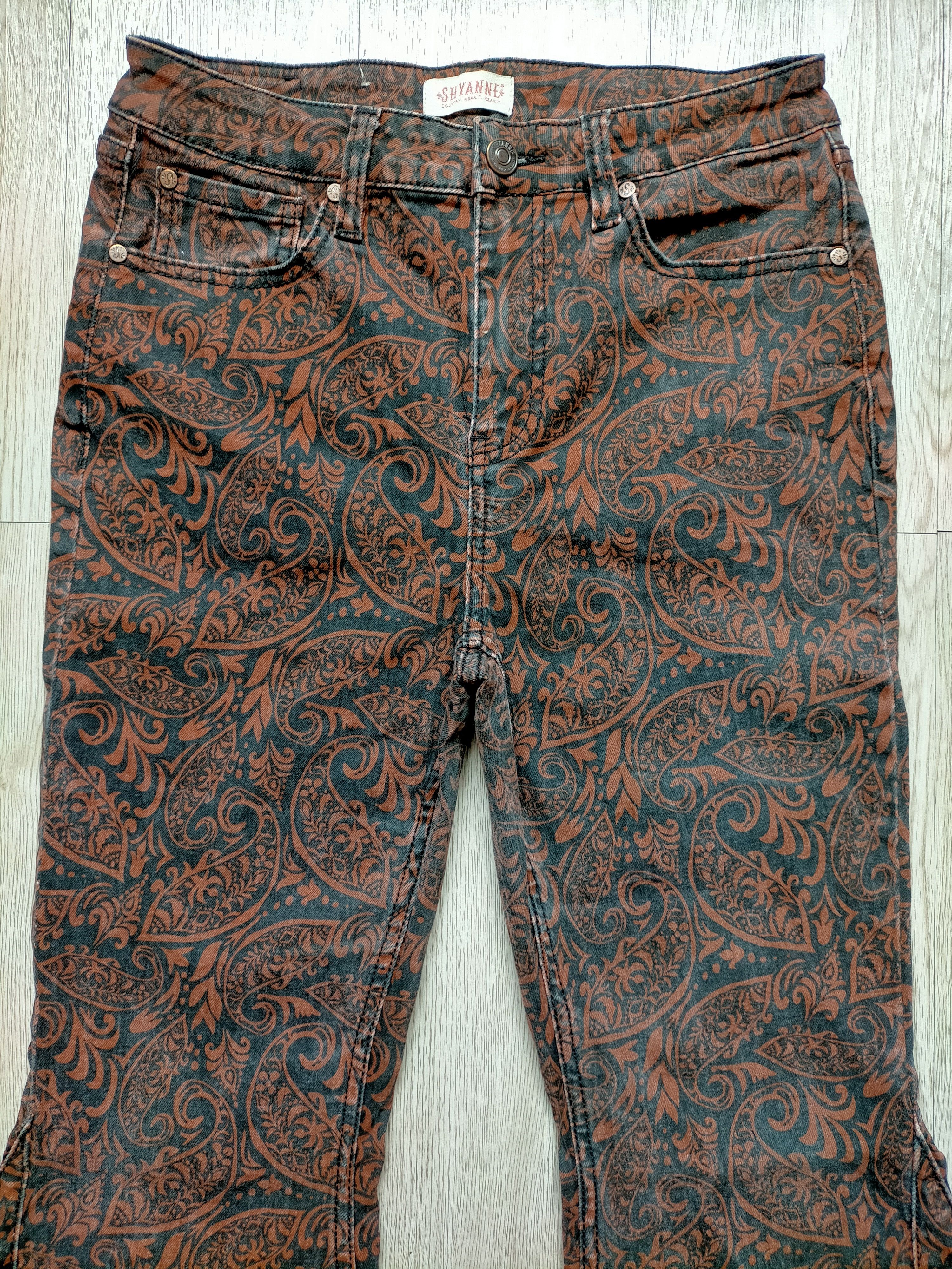 If Six Was Nine Flare Jeans Shyanne Paisley Boot cut denim Size US 28 / EU 44 - 5 Thumbnail