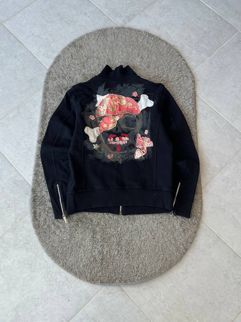 John Galliano JOHN GALLIANO Avant Garde Zip Skull Logo Black Color Size S Size US S / EU 44-46 / 1 - 1 Thumbnail