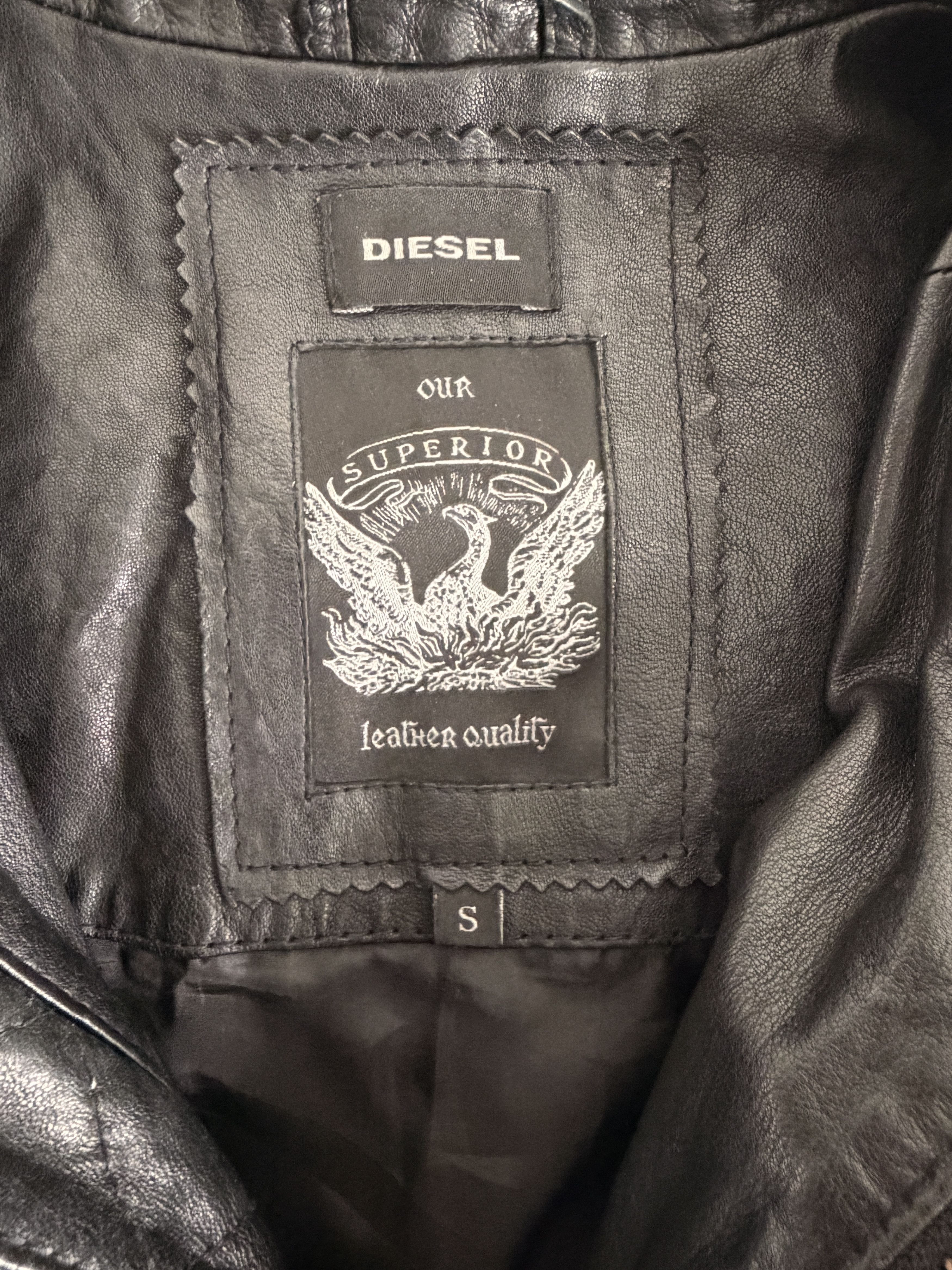 Diesel Vintage Diesel Sheepskin Leather Jacket Size US S / EU 44-46 / 1 - 3 Thumbnail