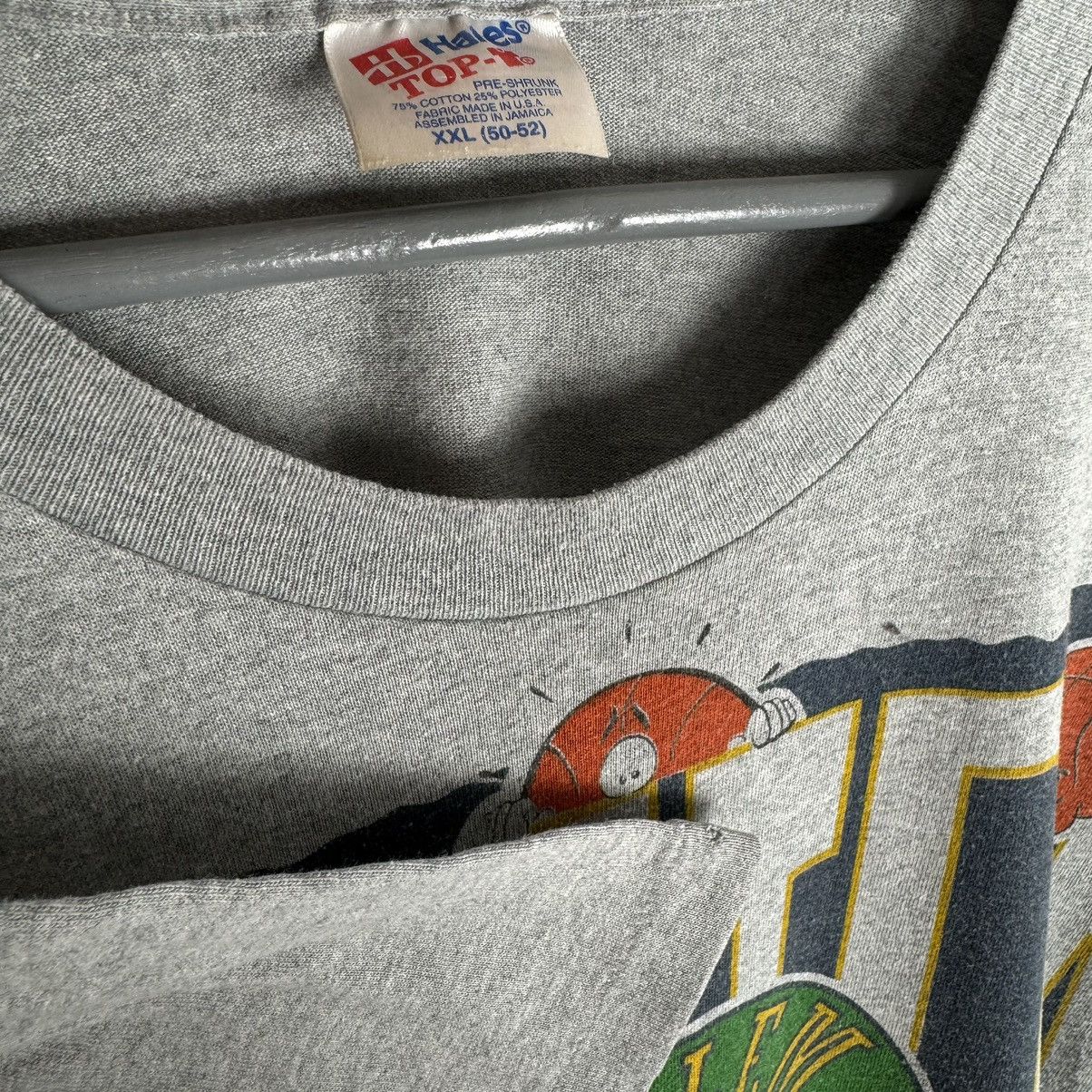 Harlem Globetrotters Vintage 90s Haarlem Basketball Week Rare Hanes AOP T Shirt Size US XXL / EU 58 / 5 - 3 Thumbnail