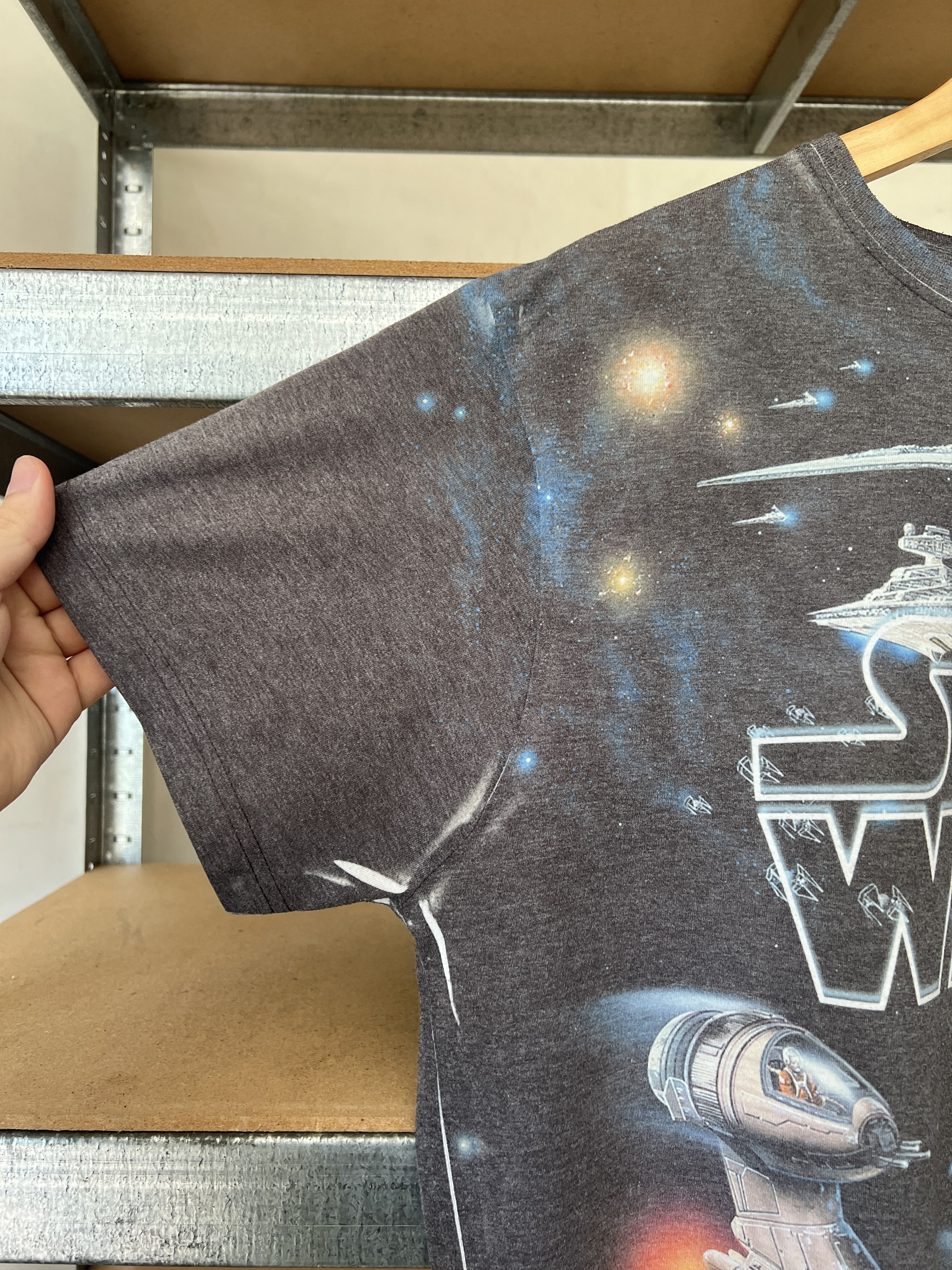 Vintage Vintage 2000s Star Wars All Over Print Movie T-shirt Size US L / EU 52-54 / 3 - 5 Thumbnail