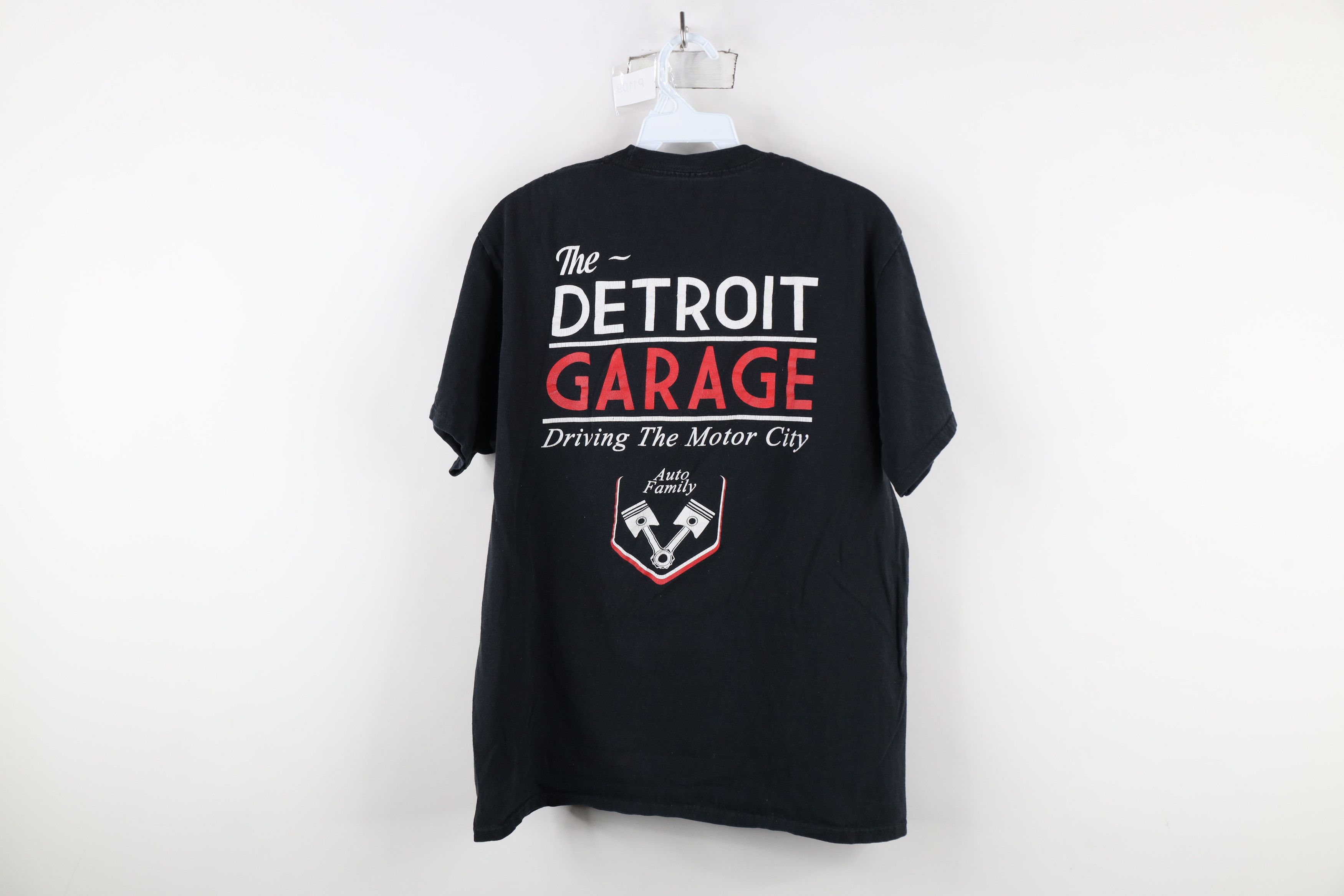 Vintage Vintage The Detroit Garage Motor City Pocket T-Shirt Size US M / EU 48-50 / 2 - 12 Thumbnail