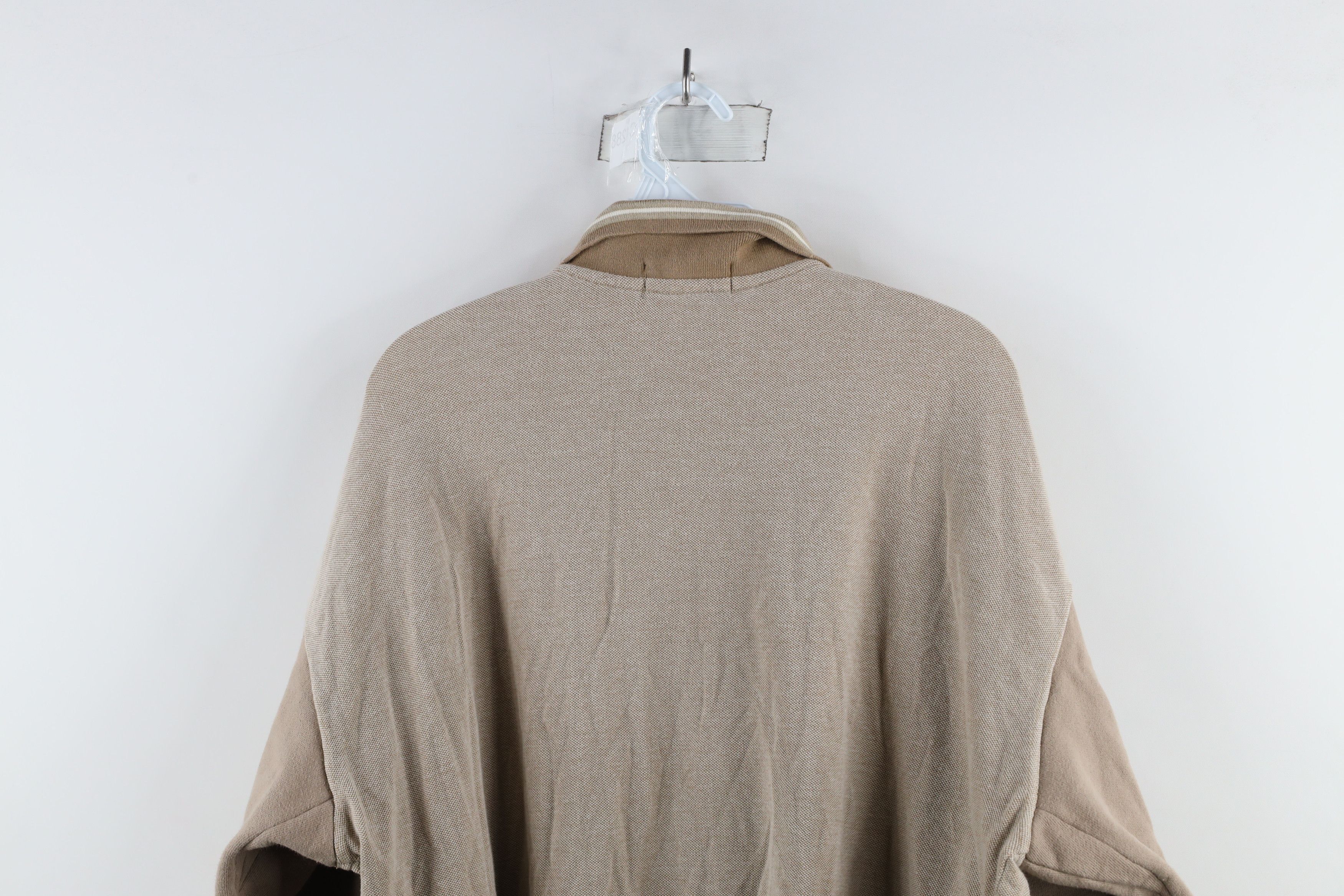 Vintage Vintage 90s Mickey Mouse Collared Long Sleeve Polo Beige Size US XXL / EU 58 / 5 - 9 Thumbnail