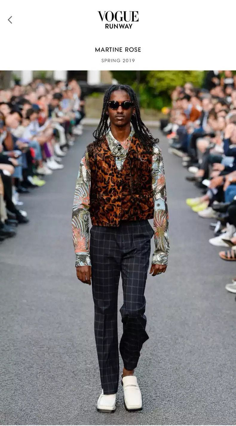 Martine Rose Martine rose 19SS leopard print vest is Esoteric thing- Size US XS / EU 42 / 0 - 7 Thumbnail