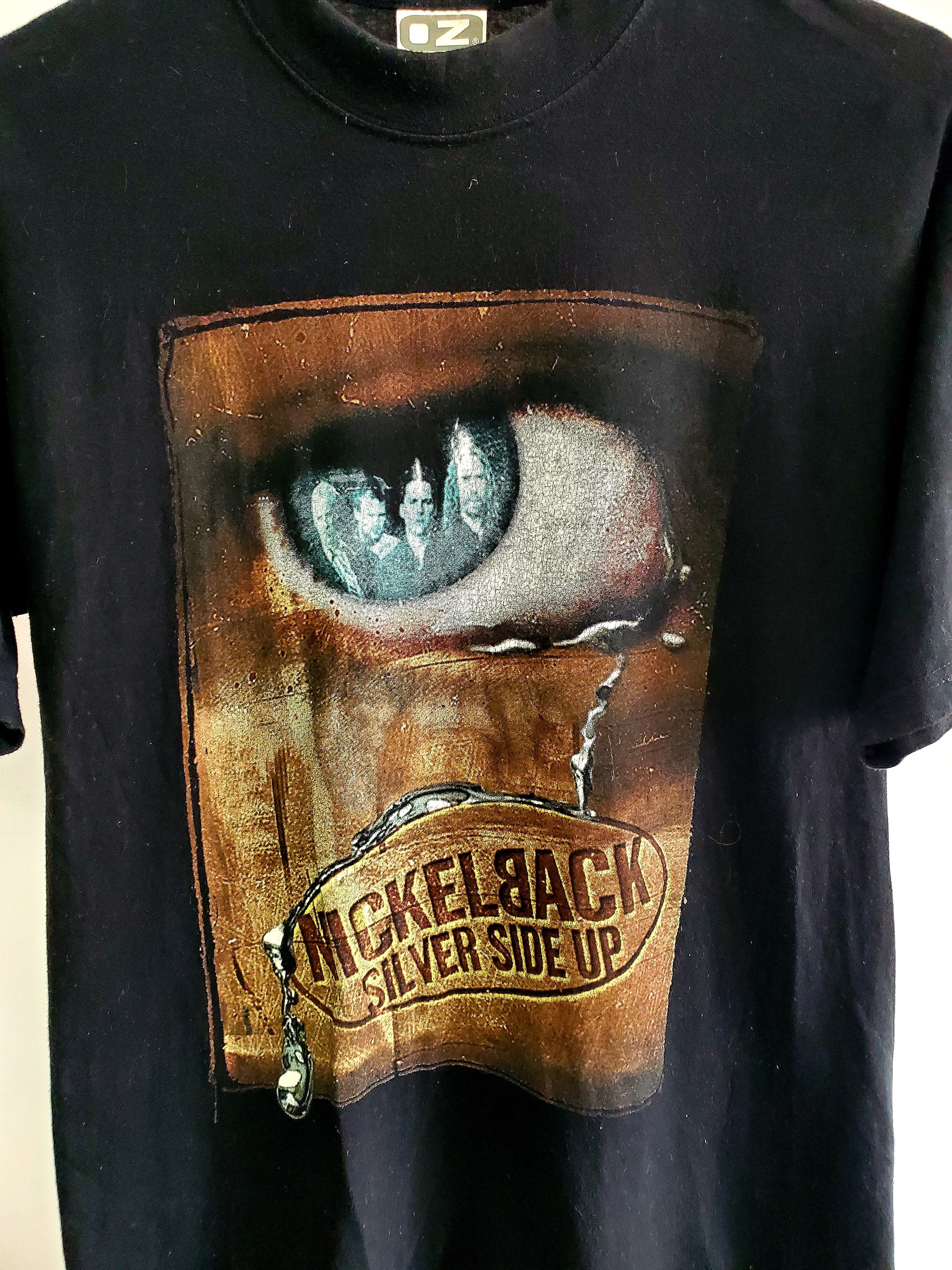 Band Tees × Vintage Vintage Y2K Nickelback Silver Side Up Tshirt size M Size US M / EU 48-50 / 2 - 2 Thumbnail