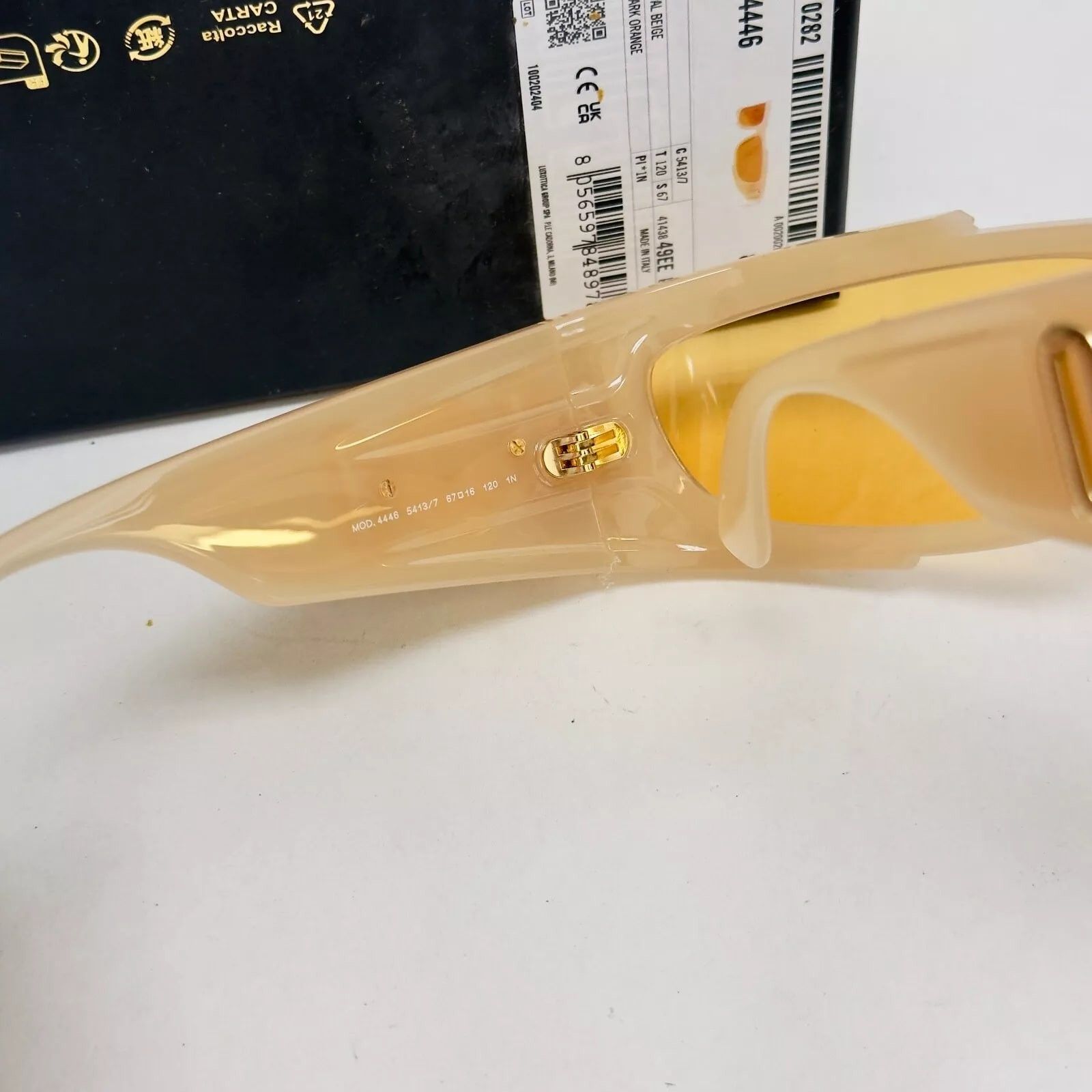 Versace VERSACE MEDUSA BIGGIE Shield 4446 VE4446 Unisex Sunglass Size ONE SIZE - 6 Thumbnail