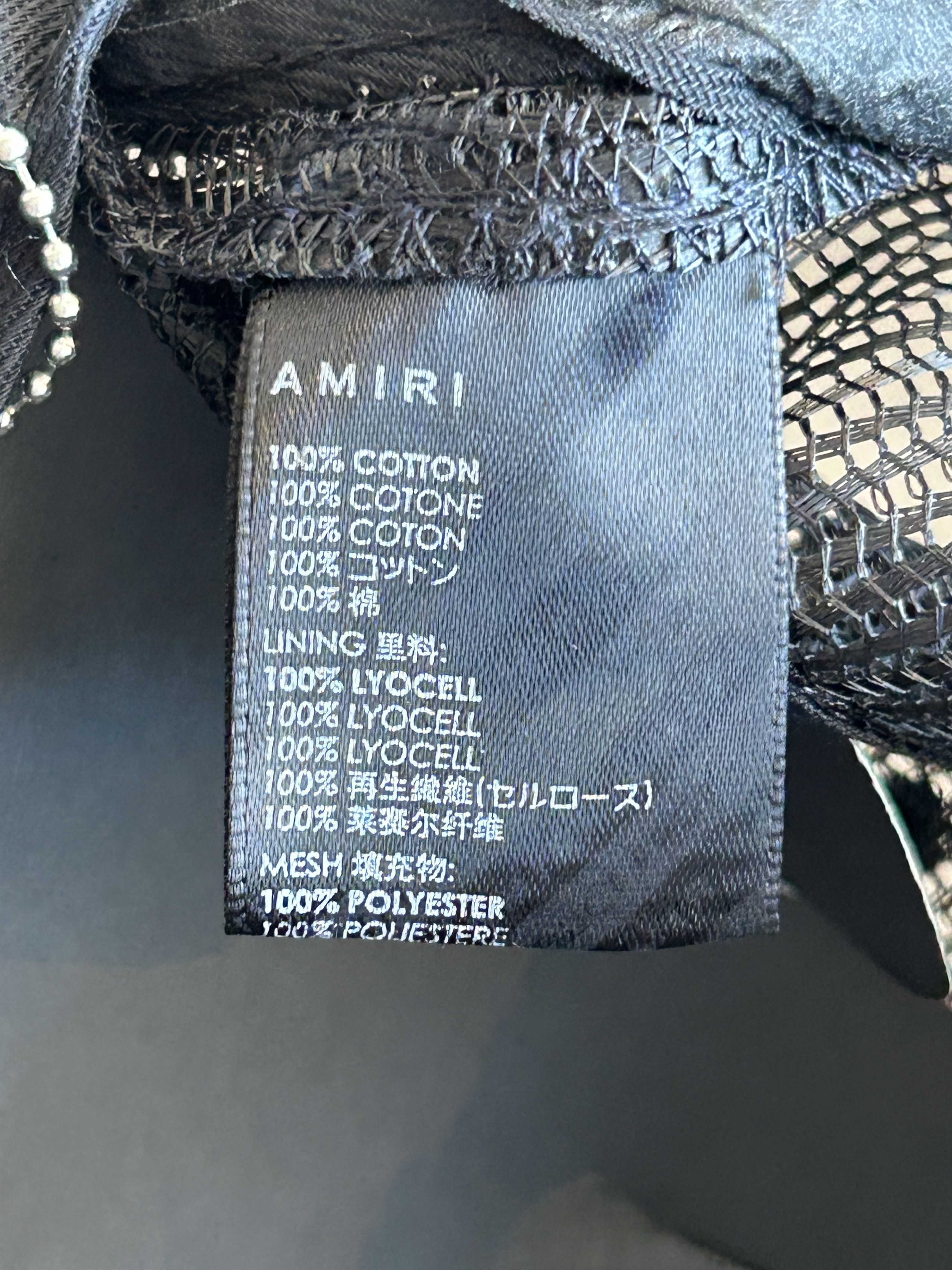 Amiri Amiri Black & Blue Logo Trucker Hat Size ONE SIZE - 6 Thumbnail