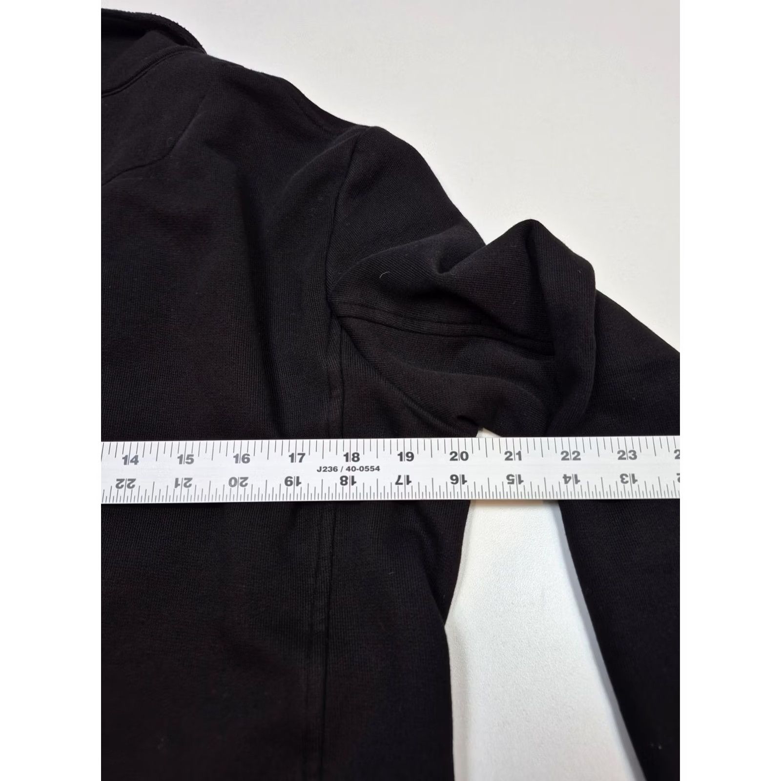Frank & Eileen Frank & Eileen Womens Black Cotton French Terry Pea Coat Small Size S / US 4 / IT 40 - 6 Thumbnail