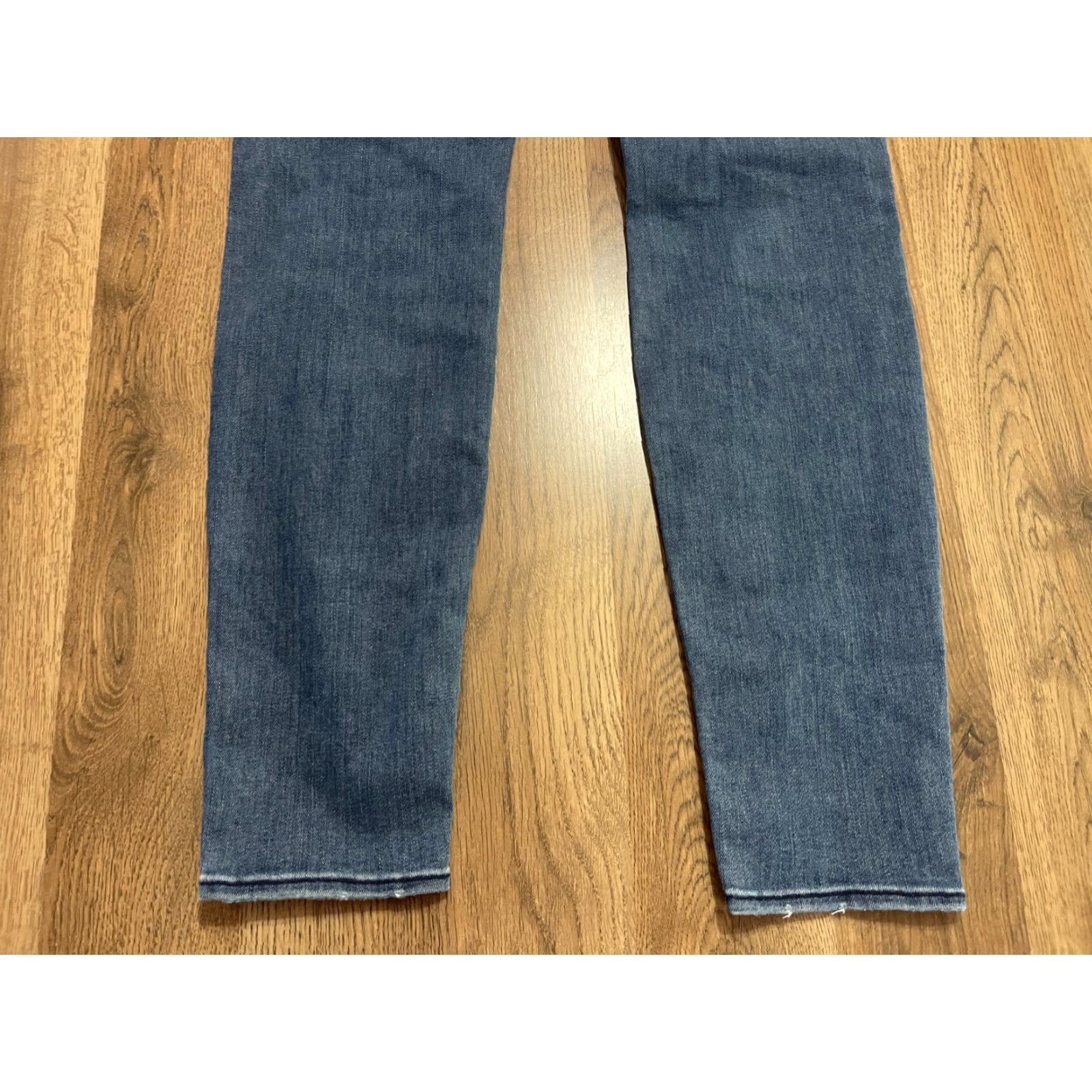 Vintage Rock & Republic Jeans Womens Size 8 Blue Denim Skinny Pockets Distressed Regular Inseam 28.5in Size 30" / US 8 / IT 44 - 5 Thumbnail