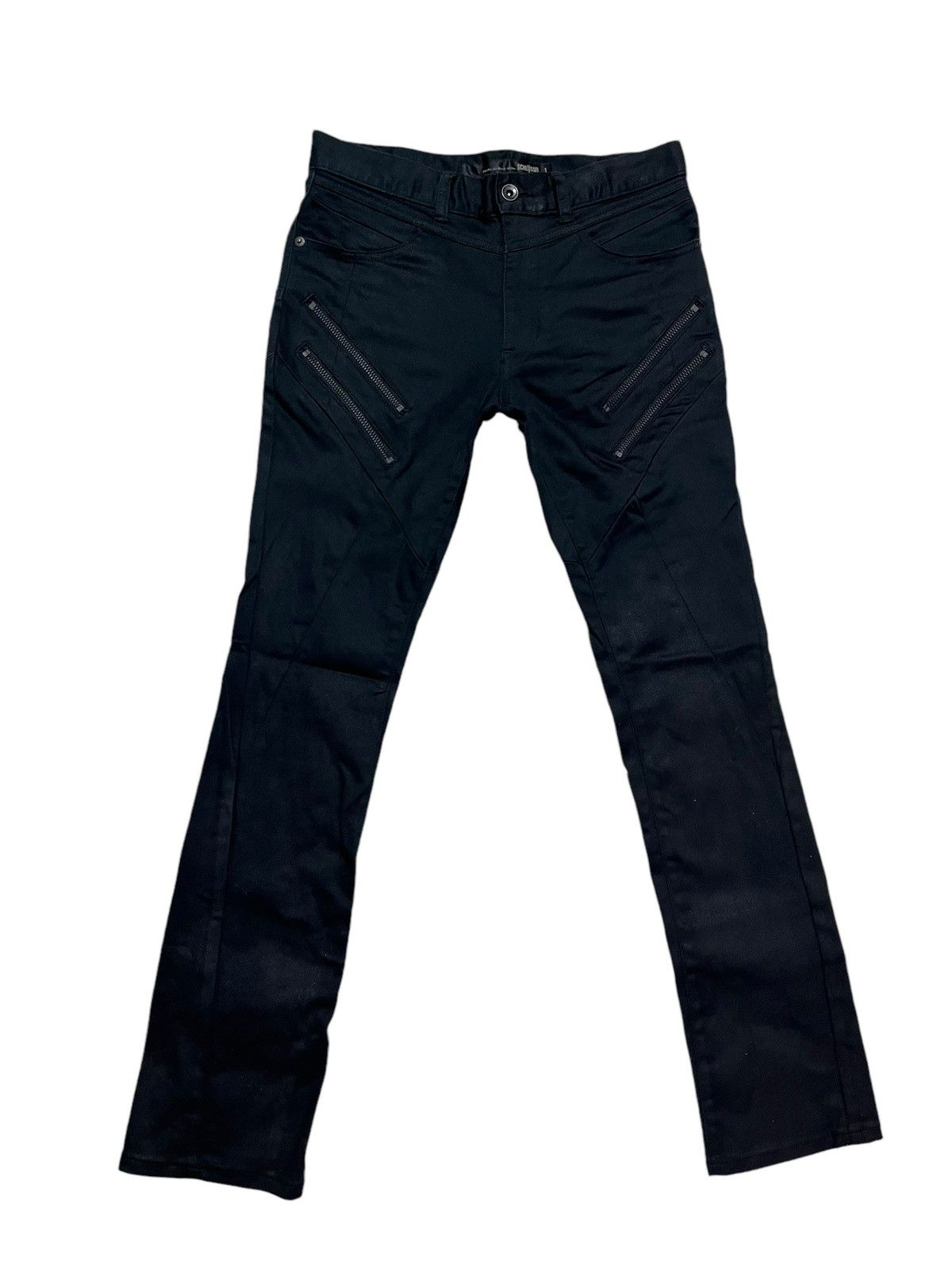 Designer × Japanese Brand SCHLUSSEL JAPANESE BRAND SLIM STRETCH PANT Size US 31 - 1 Thumbnail