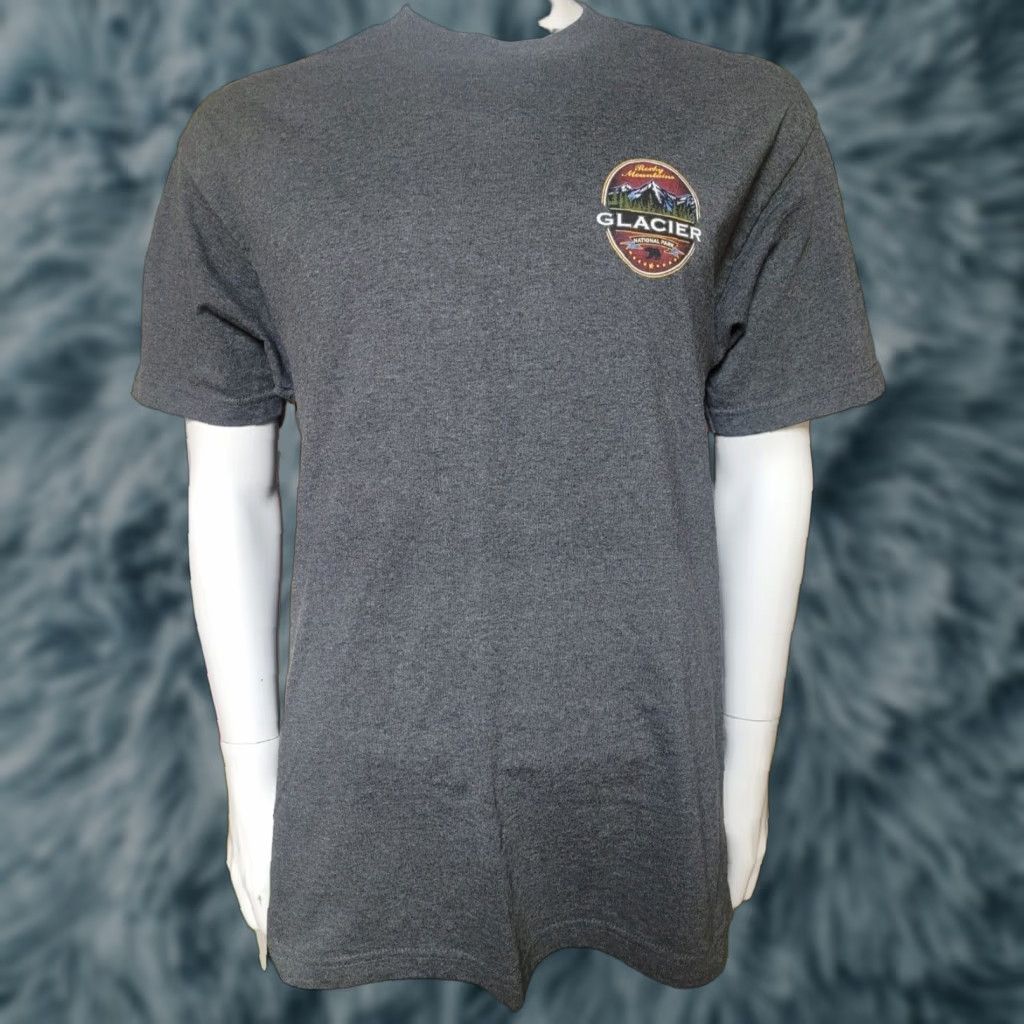 Vintage VINTAGE Glacier Bay National Park T Shirt Gray L Men Crew Neck Short Sleeve Alstyle 50.50 Nature Rock Mountains 90s Size US L / EU 52-54 / 3 - 1 Thumbnail