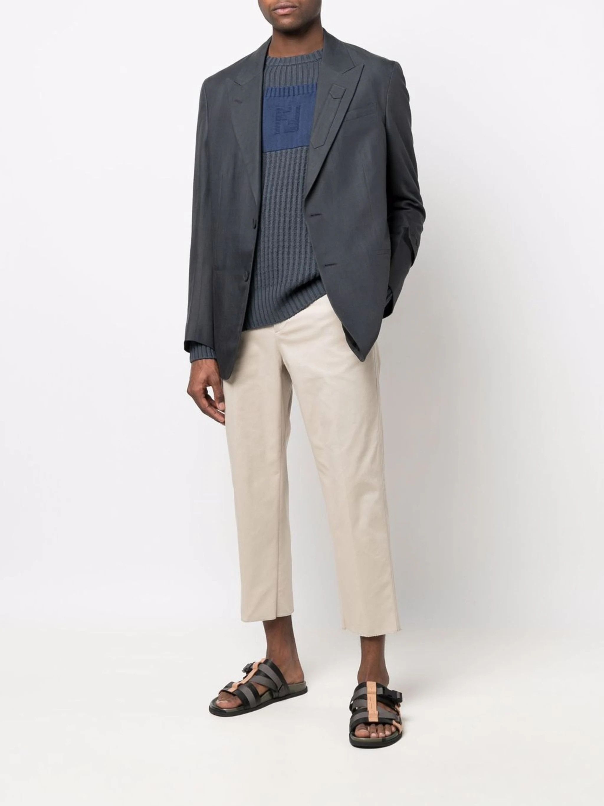 Fendi Cropped straight leg trouser Size US 32 / EU 48 - 1 Thumbnail