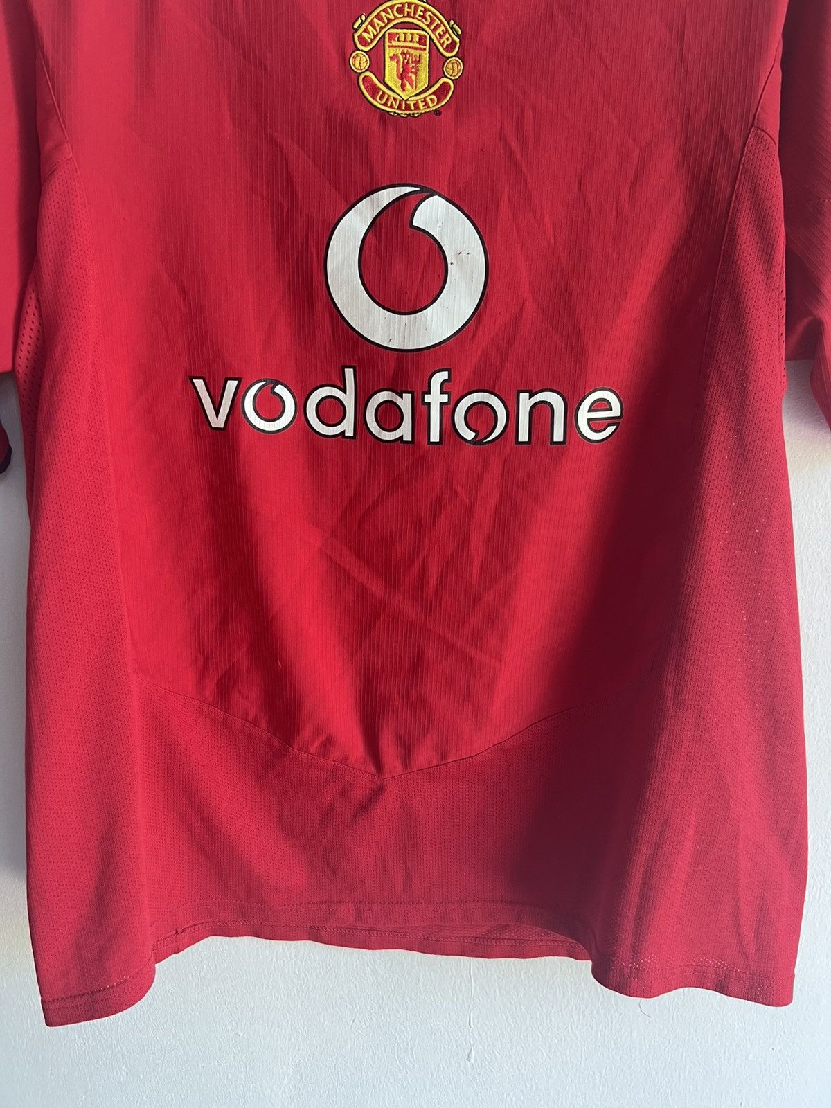 Nike Vintage 2004-05 Original Nike Manchester United Home Jersey Size US L / EU 52-54 / 3 - 3 Thumbnail