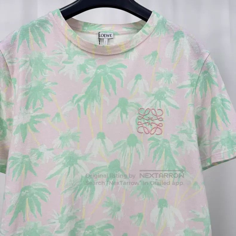 Loewe Loewe Palm Tree Printed Embroidered Logo Short Sleeve Size US L / EU 52-54 / 3 - 3 Thumbnail