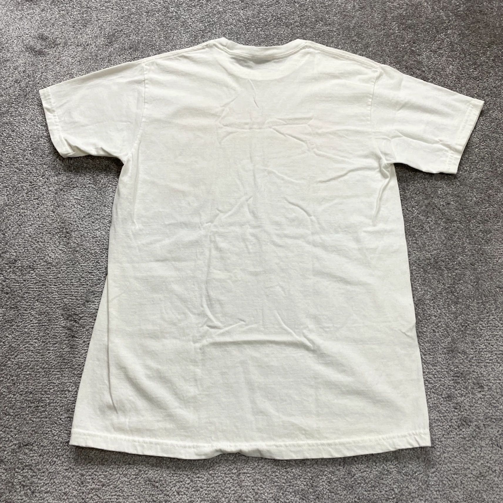 Gildan Gildan Hammer Crew Neck T-Shirt Unisex Medium White Graphic Milwaukee Cotton Tee Size US M / EU 48-50 / 2 - 2 Thumbnail