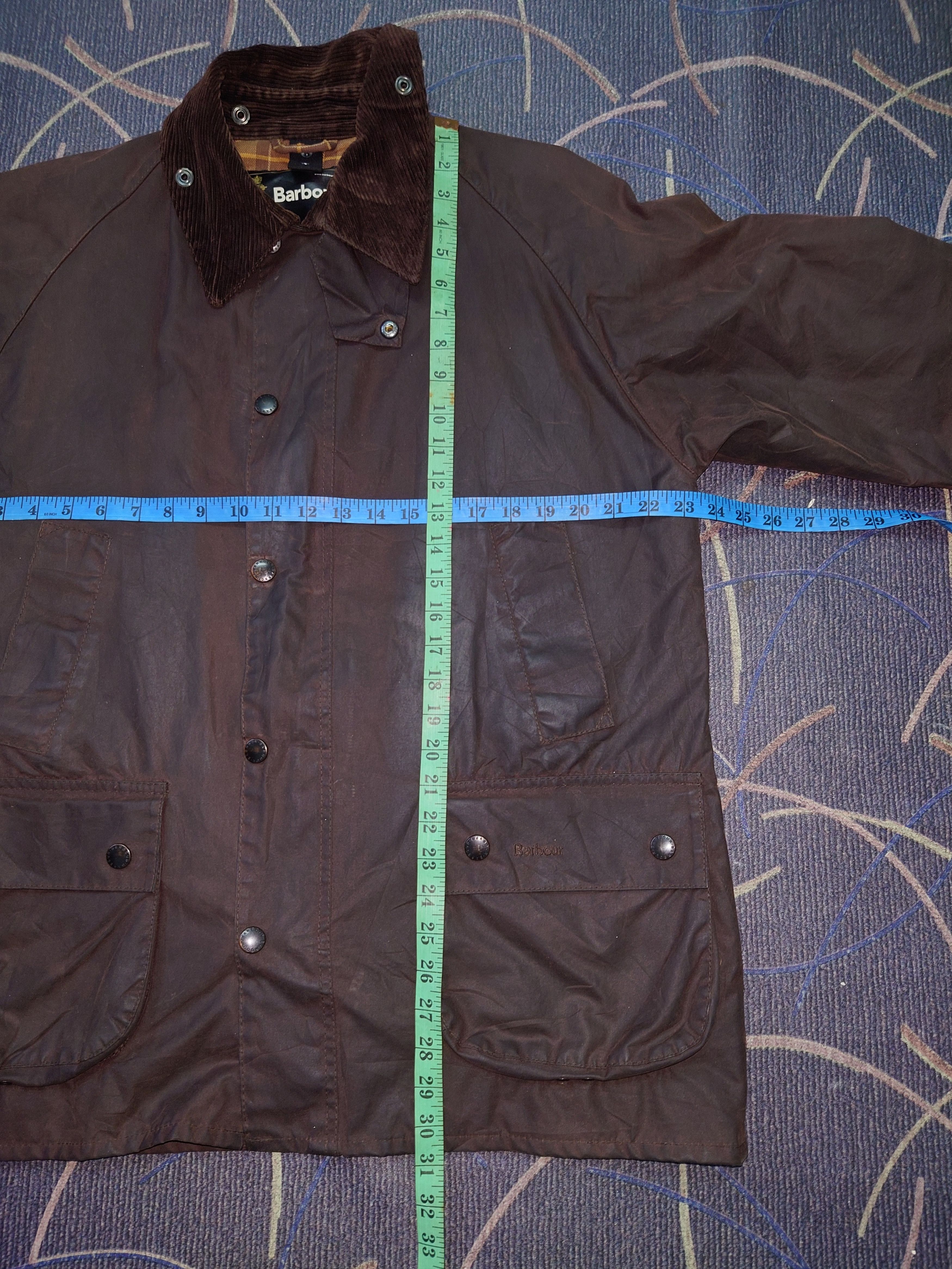 Barbour Authentic Barbour Bedale Waxed Jacket Rustic Brown Size US L / EU 52-54 / 3 - 9 Thumbnail
