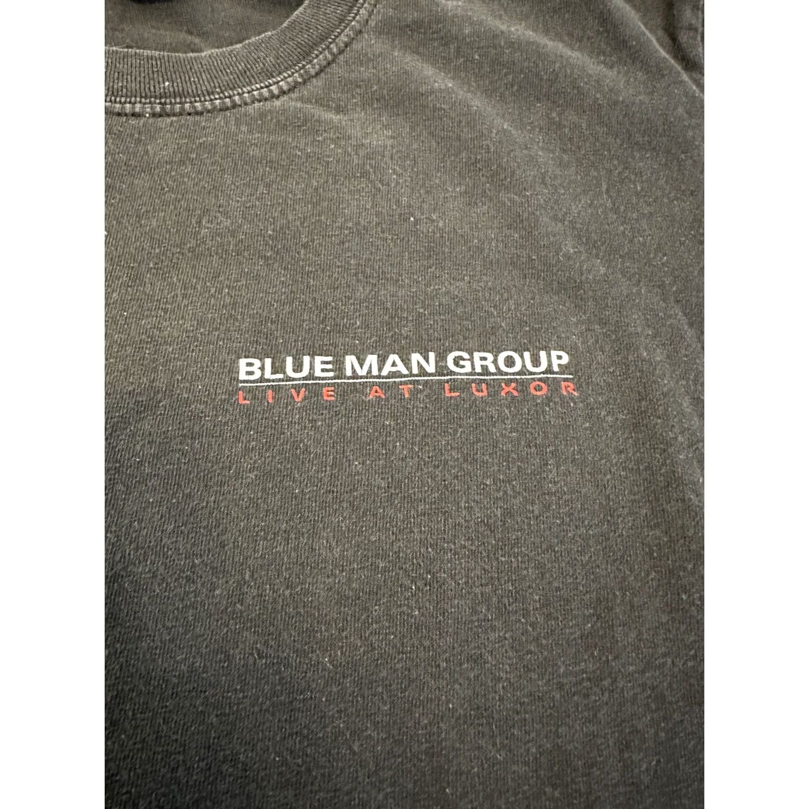 Vintage VINTAGE Blue Man Group Live At Luxor T Shirt Small Size US S / EU 44-46 / 1 - 4 Thumbnail