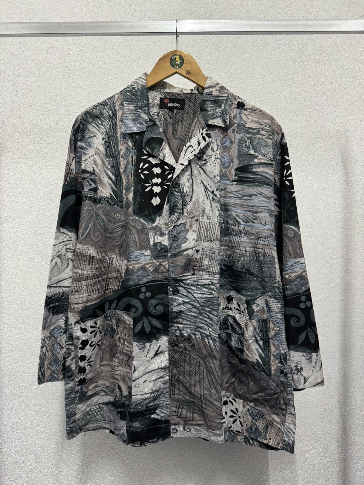 Designer × Kenzo KenZo full print button up shirt Size US M / EU 48-50 / 2 - 1 Thumbnail