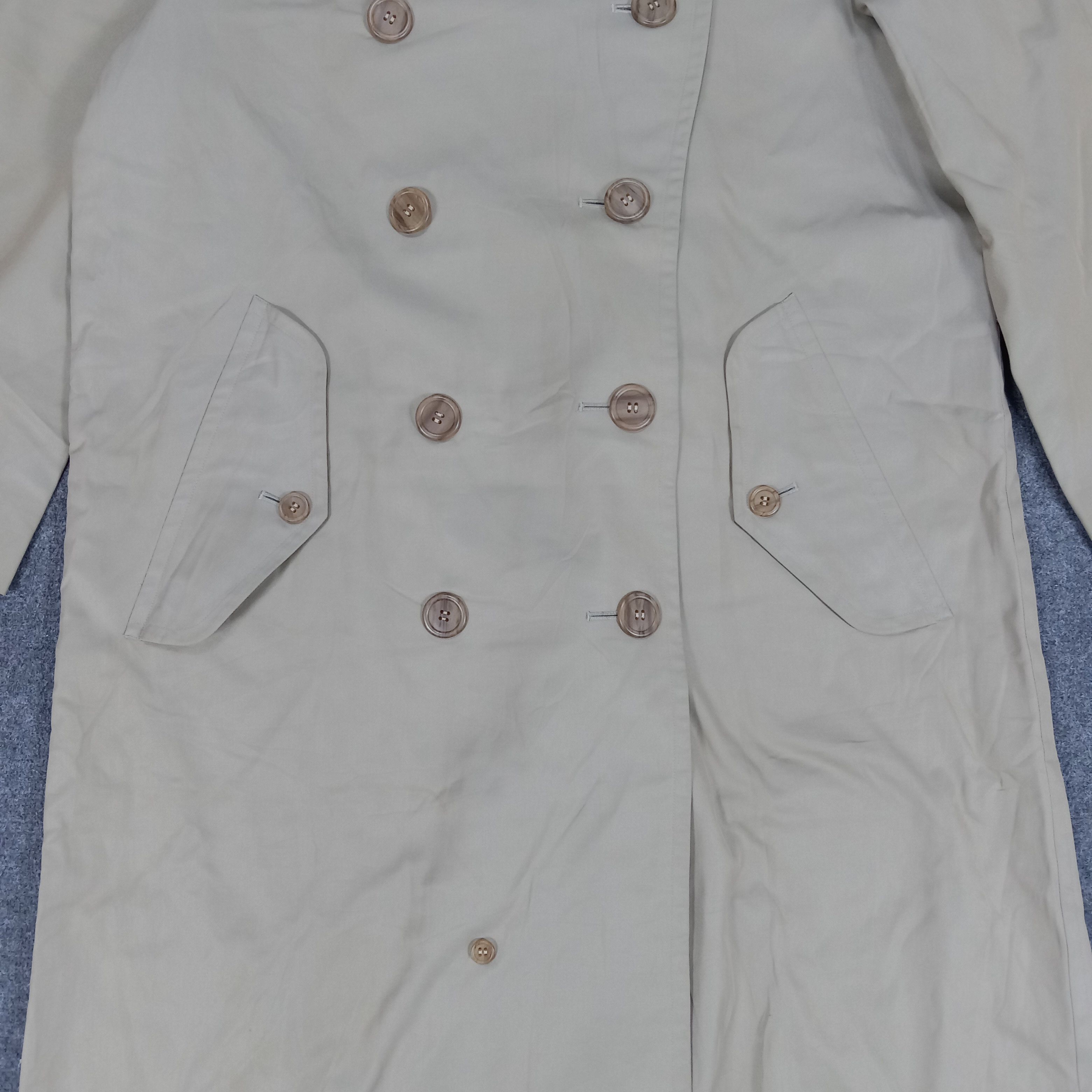 Burberry × Vintage Burberry Nova Check Rare Design Trench Coat Jacket Size US M / EU 48-50 / 2 - 2 Thumbnail