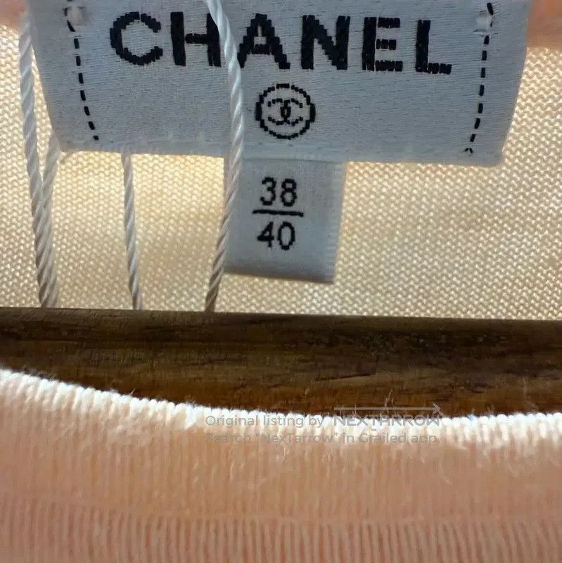 Chanel Chanel Pink Cotton T-Shirt for Women . Size S / US 4 / IT 40 - 4 Thumbnail
