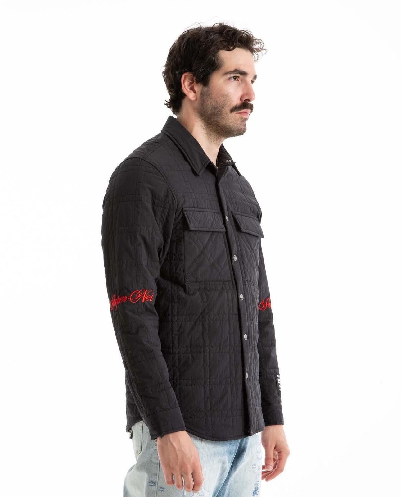 Ksubi new ksubi mens pixel quilted ls shirt black jacket medium m Size US M / EU 48-50 / 2 - 2 Thumbnail