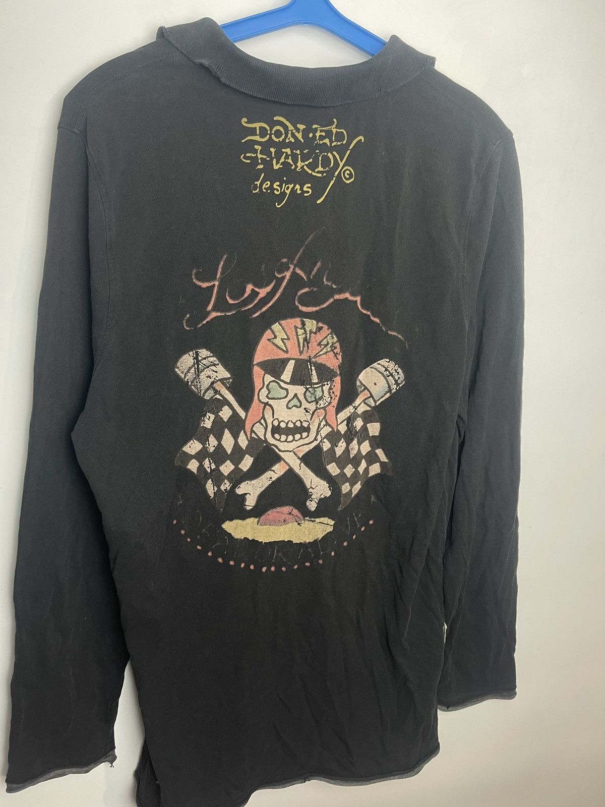 Ed Hardy × Vintage Ed Hardy Y2K vintage 2000s long sleeve L-XL True Fade Size US XL / EU 56 / 4 - 5 Thumbnail