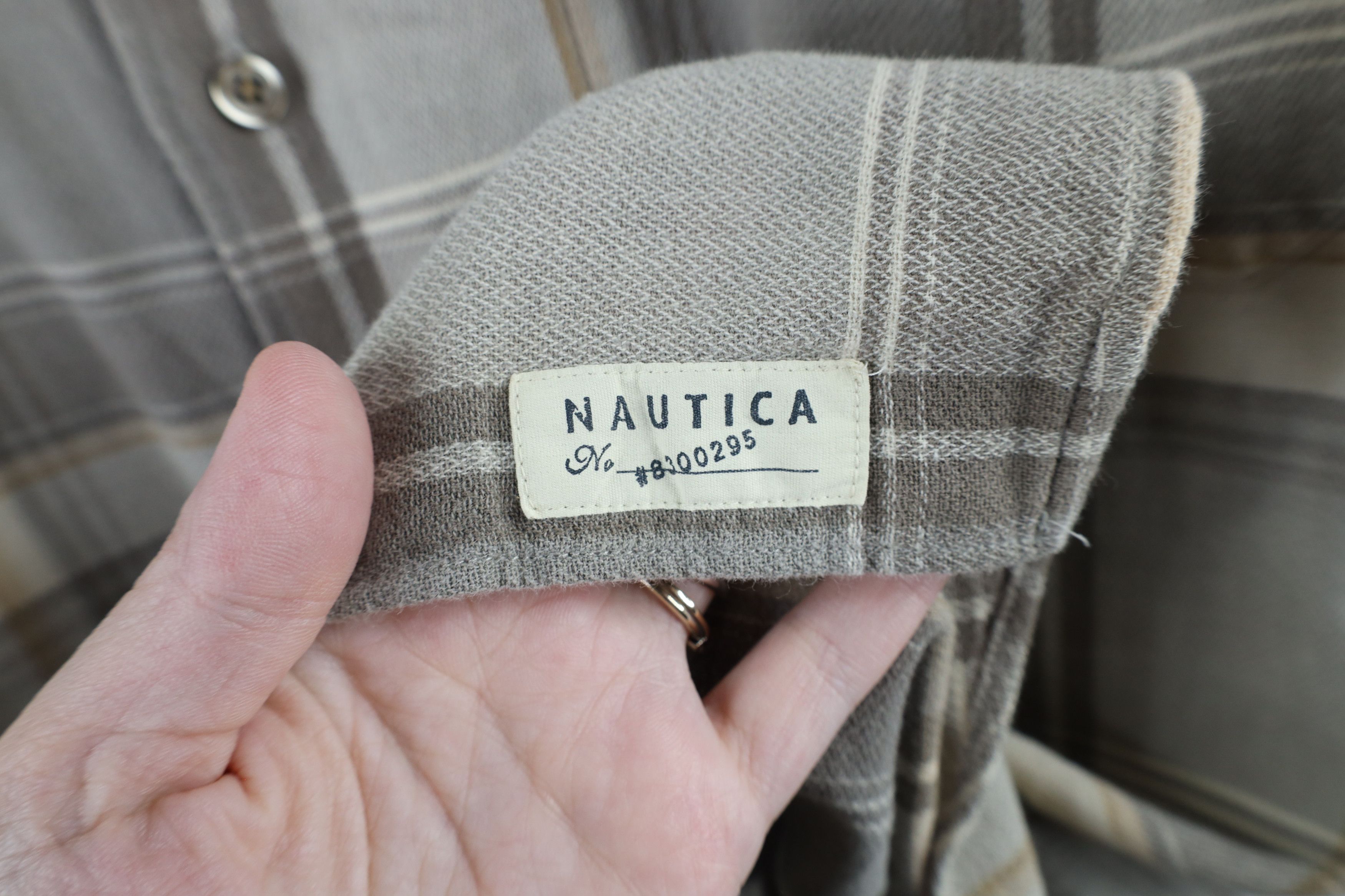 Nautica × Vintage Vintage 90s Nautica Fit Short Sleeve Collared Button Shirt Size US XL / EU 56 / 4 - 7 Thumbnail