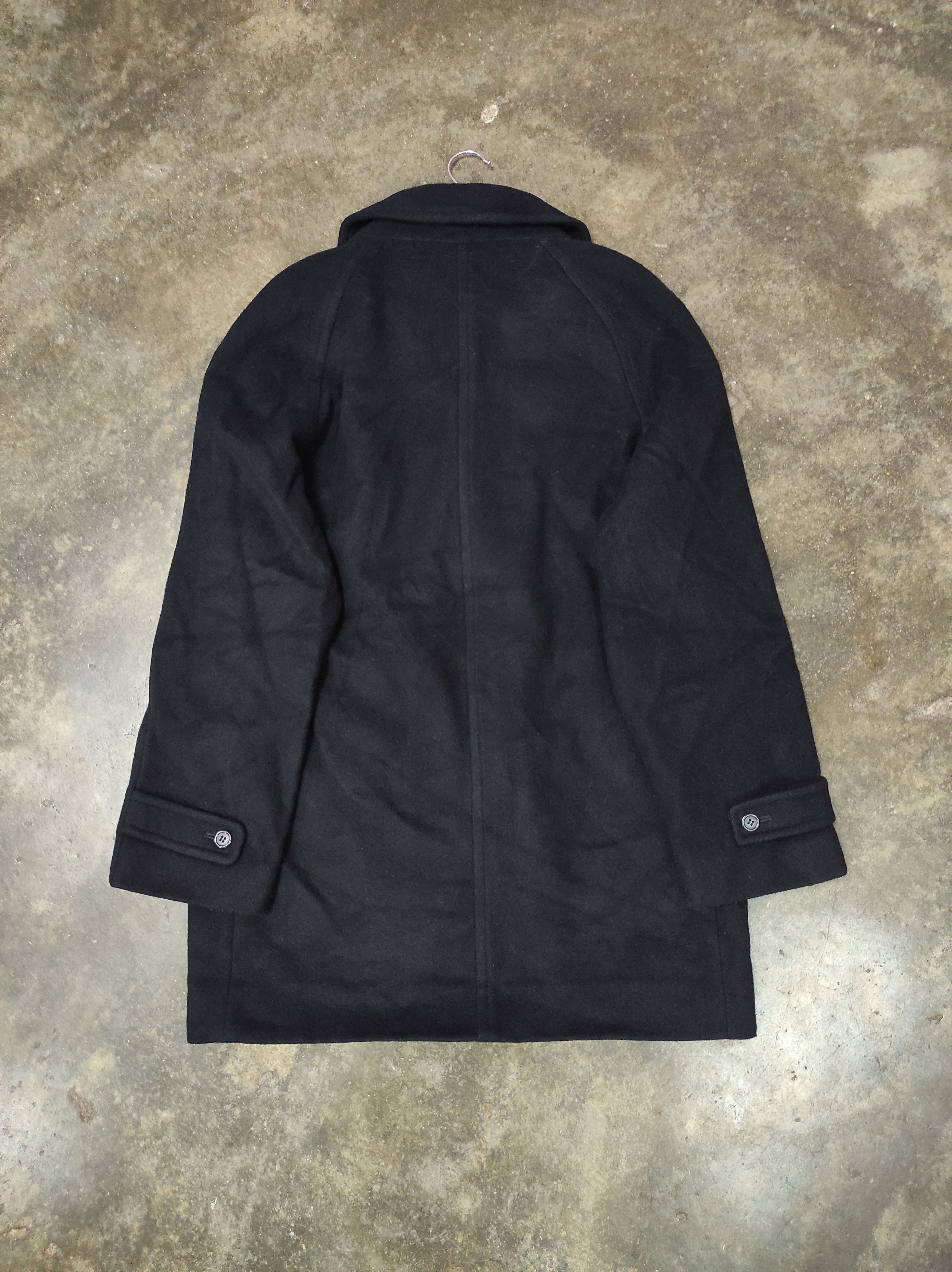 Issey Miyake D HOMME A HOMME DOUBLE BREASTED WOOL OVERCOAT Size US M / EU 48-50 / 2 - 4 Thumbnail