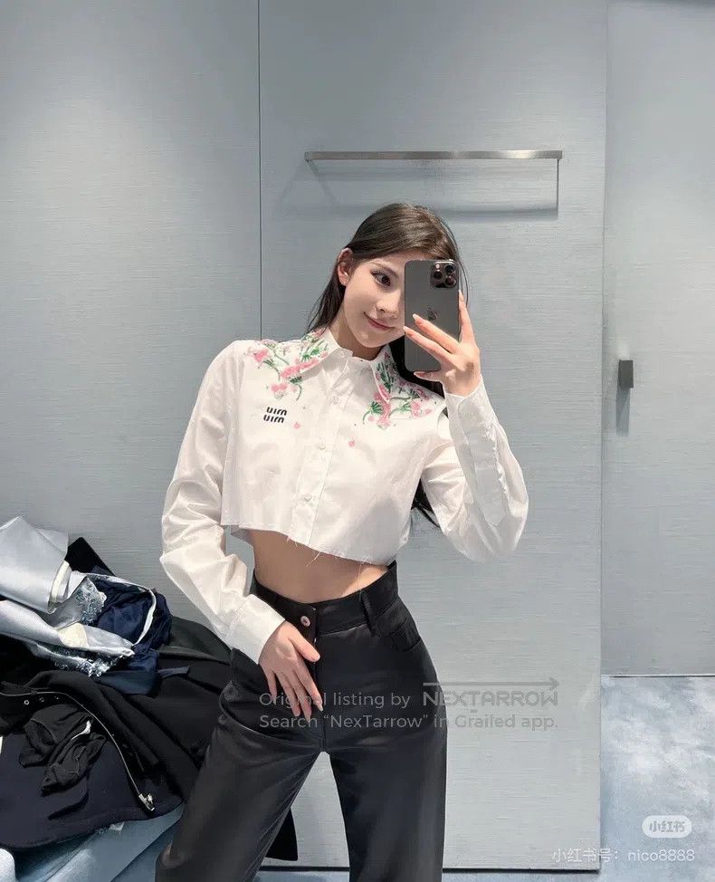 Miu Miu Miu Miu 38 shirt Size S / US 4 / IT 40 - 4 Thumbnail