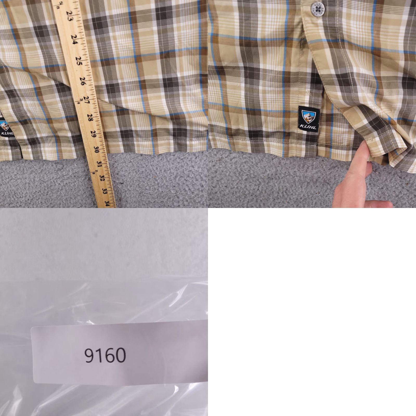 Vintage Kuhl Shirt Mens 2XL XXL Yellow Short Sleeve Check ELUXUR Size US XXL / EU 58 / 5 - 8 Thumbnail