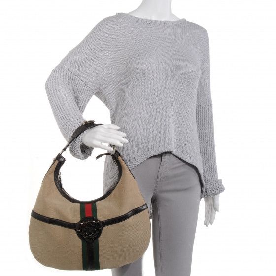 Gucci Gucci Interlocking GG Sherry Web Reins Hobo Bag Size ONE SIZE - 1 Thumbnail