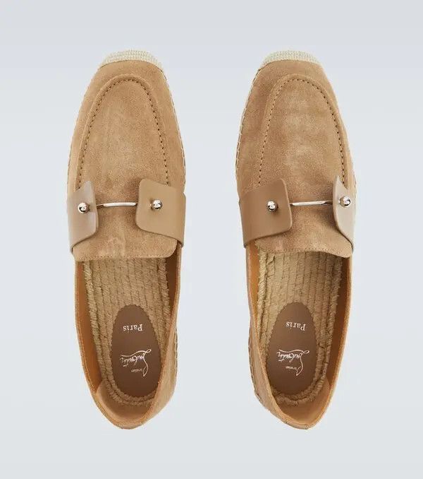 Christian Louboutin o1bcso1str0825 Chamb Esparille in Beige Size US 10 / EU 43 - 4 Thumbnail