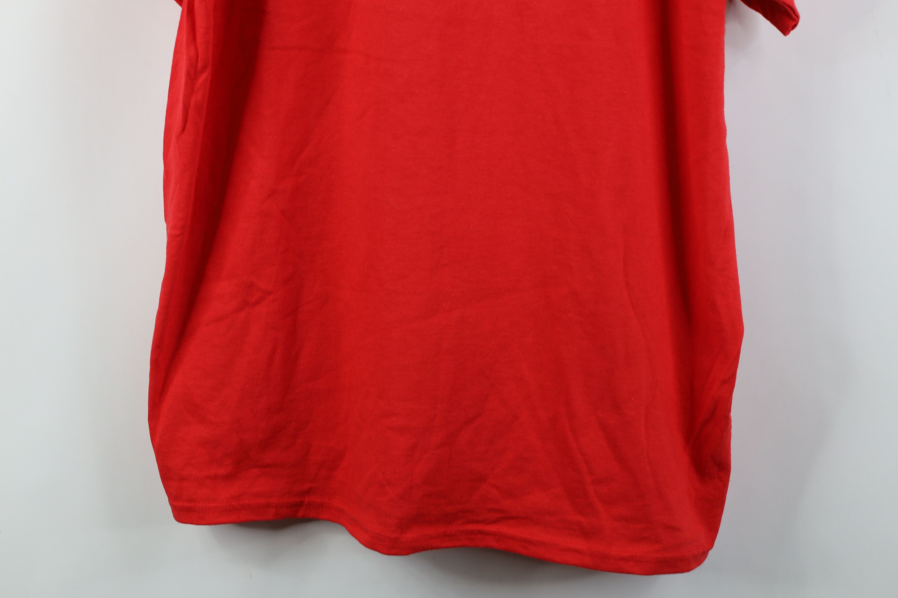 Vintage Vintage Y2K Milwaukee Tools Short Sleeve T-Shirt Red Cotton Size US XL / EU 56 / 4 - 3 Thumbnail