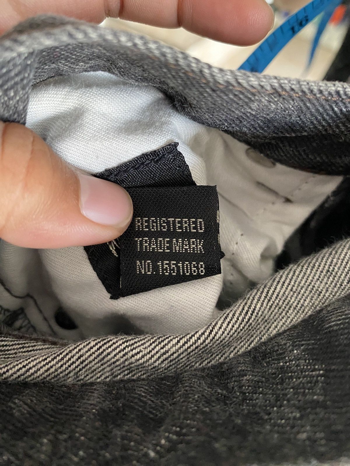 Mossimo Rare mossimo denim abstrac grey Size US 30 / EU 46 - 6 Thumbnail