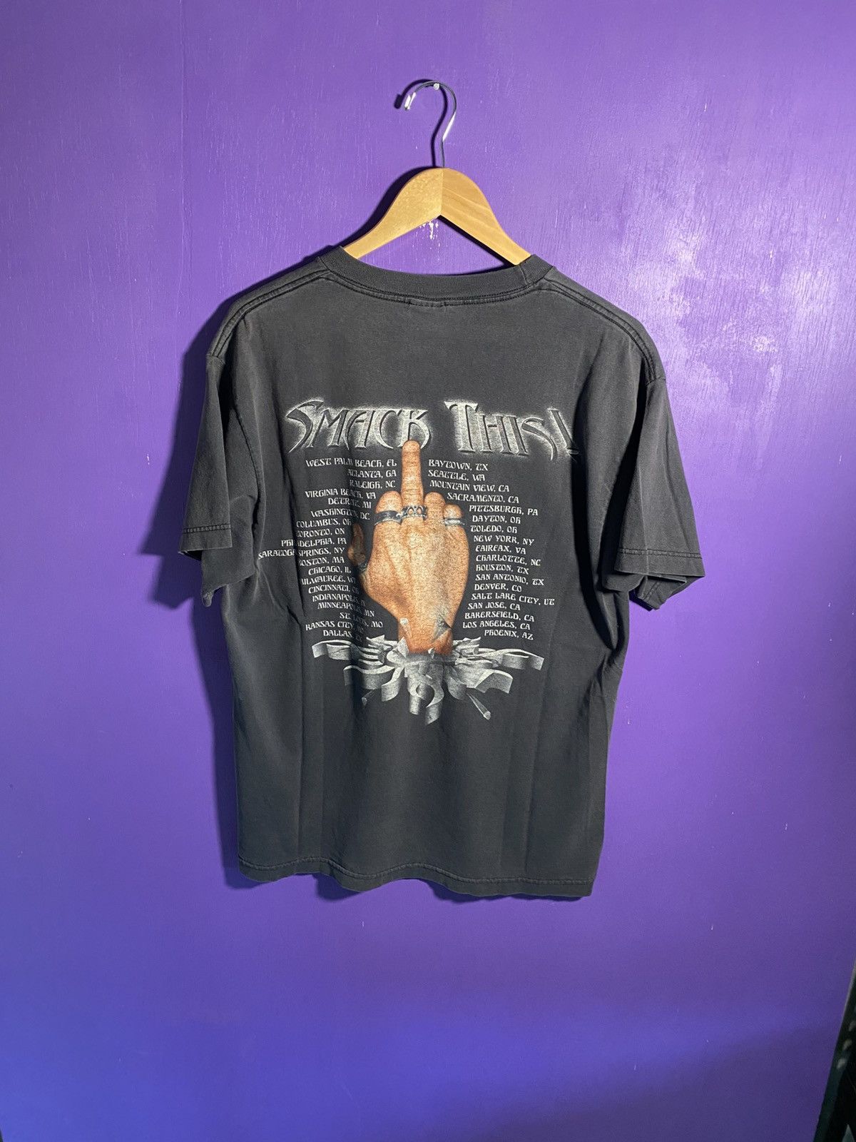 Band Tees Vintage 90s Godsmack smack this faded tour tee Size US L / EU 52-54 / 3 - 2 Thumbnail