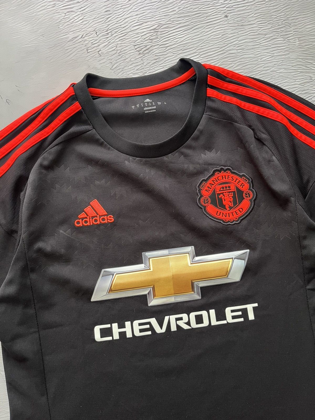 Adidas Adidas Manchester United Football Soccer Jersey 15/16 Black Size US S / EU 44-46 / 1 - 5 Thumbnail