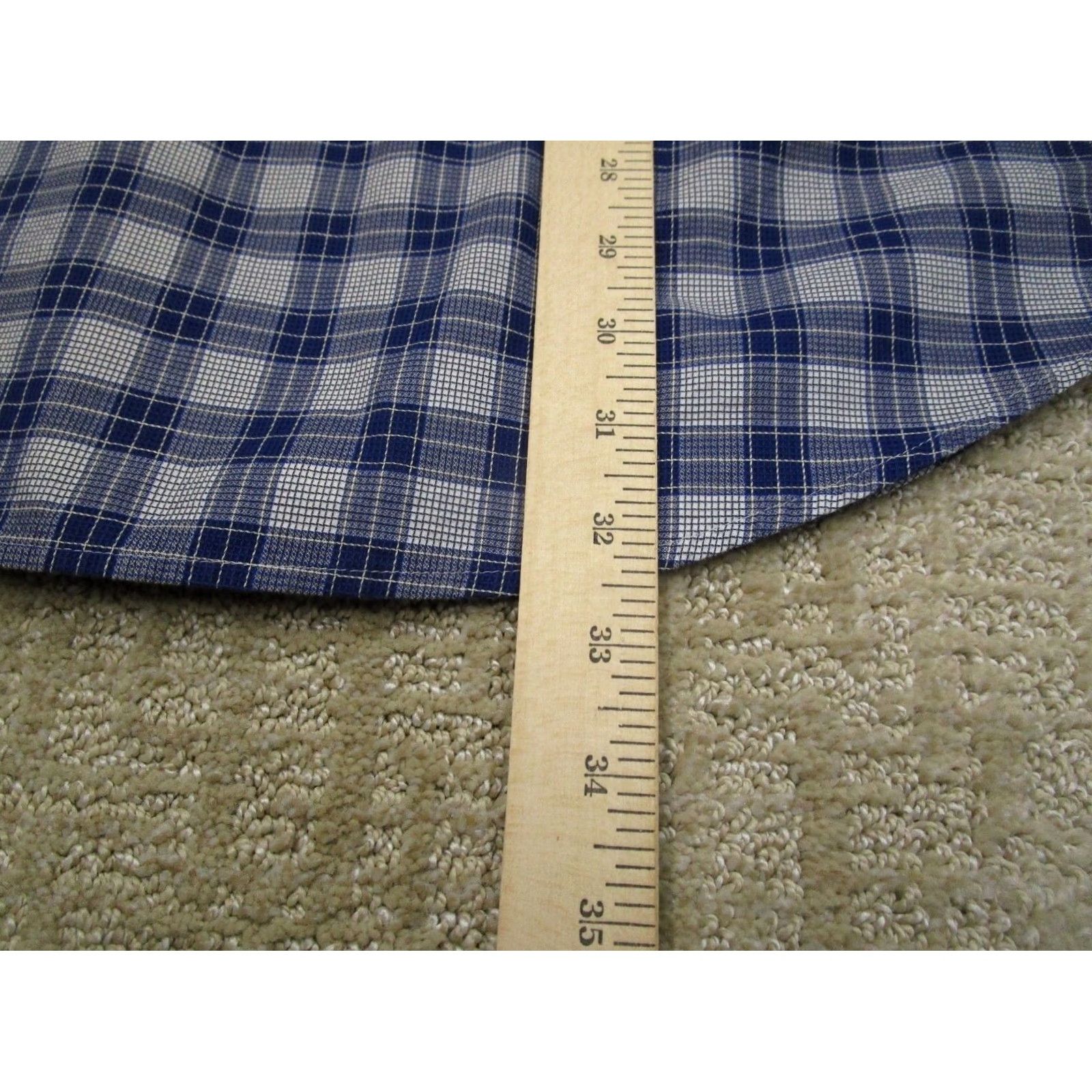 Peter Millar Peter Millar Shirt Men 2XL Blue Plaid Long Sleeve Button-Up Cotton Size US XXL / EU 58 / 5 - 6 Thumbnail