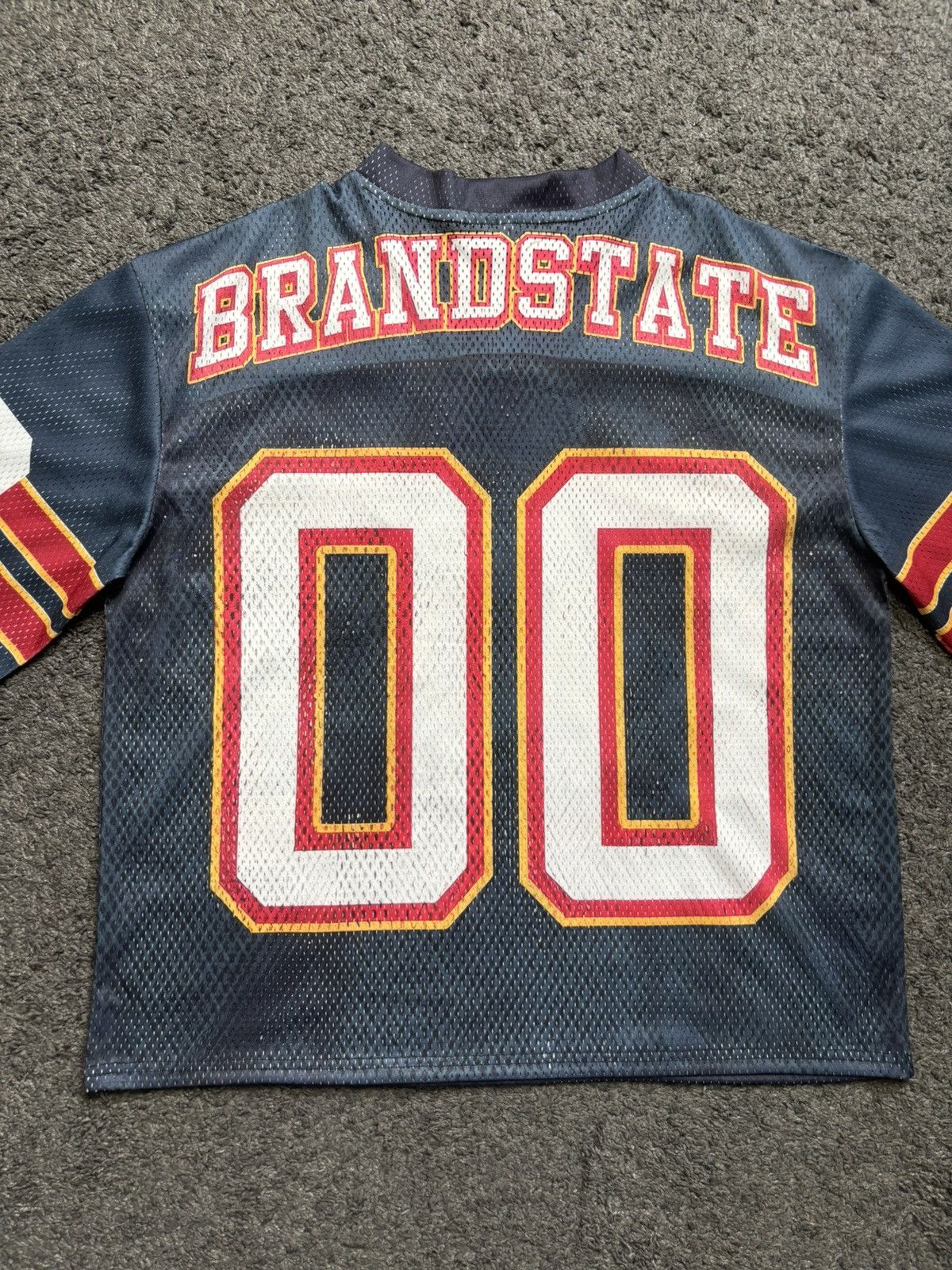 Japanese Brand Vintage style rare brandstate marine blue football jersey Size US L / EU 52-54 / 3 - 17 Thumbnail
