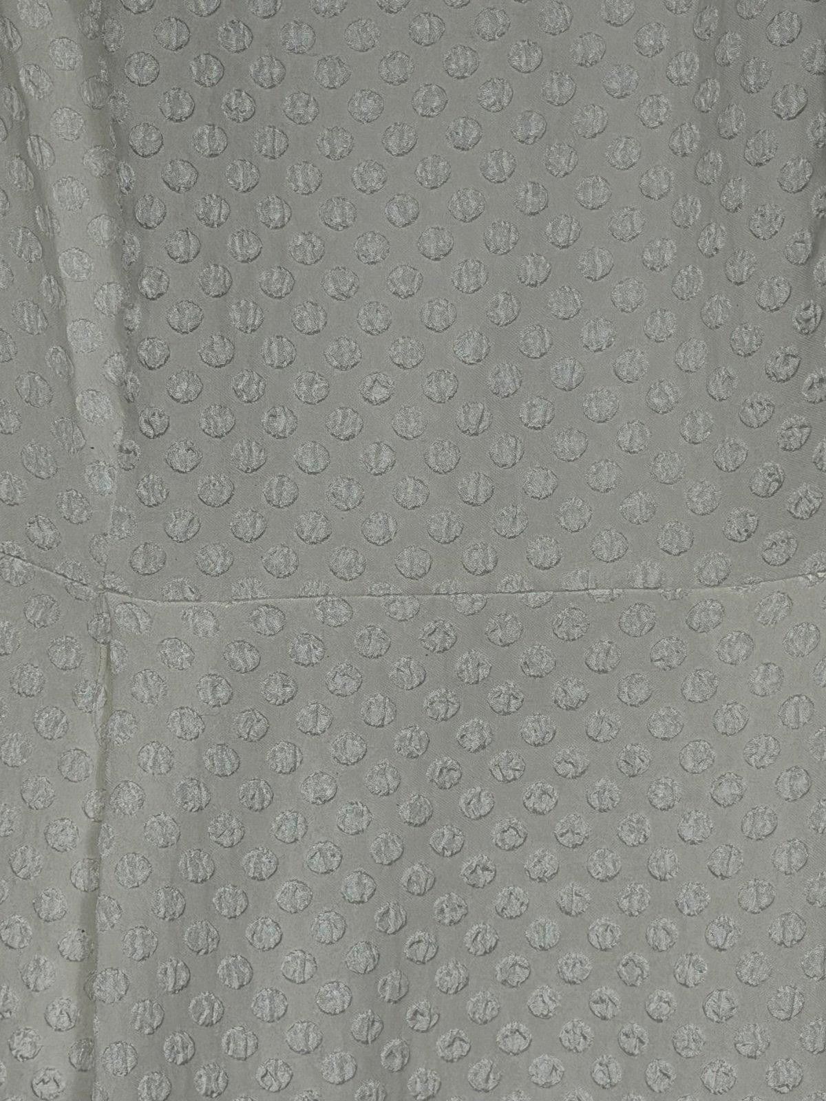 Other Kensie Large White Textured Sleeveless Dress Size L / US 10 / IT 46 - 2 Thumbnail