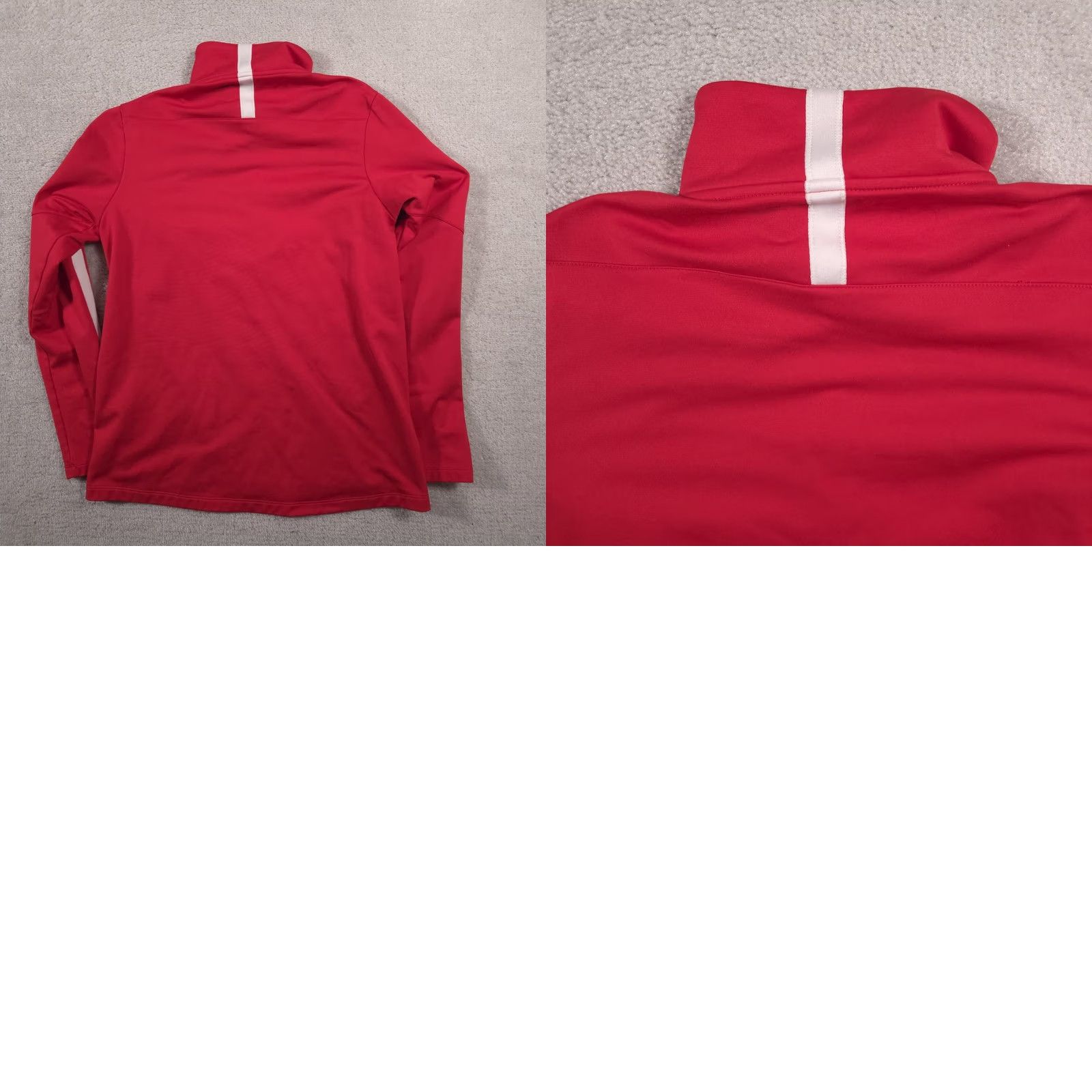 Under Armour Under Armour Pullover Mens M Red 1/4 Zip Mock Neck Long Sleeve Loose Fit Training Shirt Size US M / EU 48-50 / 2 - 9 Thumbnail