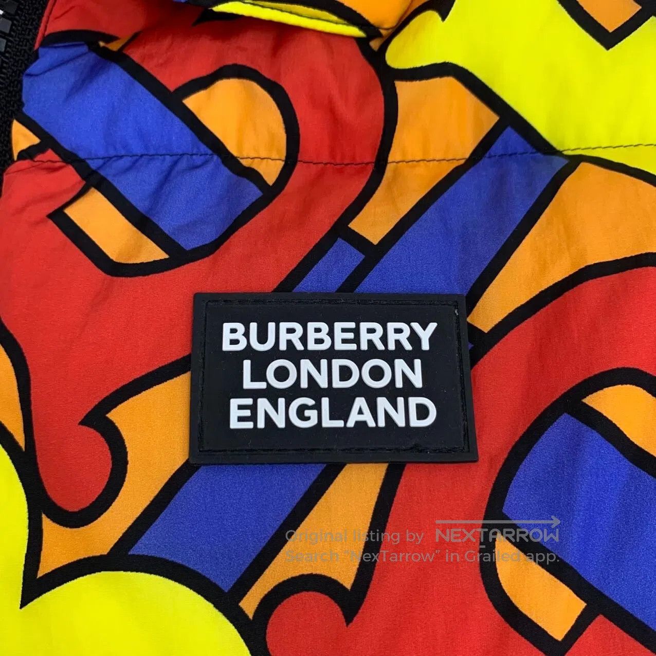 Burberry Burberry Colorful Tb letter all-over print hooded zip-up l Size US XXS / EU 40 - 5 Thumbnail