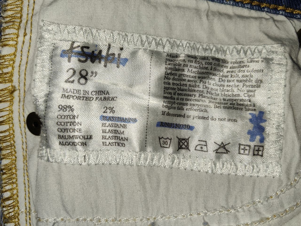 Ksubi Ksubi Distressed Skinny Denim Size 29" - 8 Thumbnail