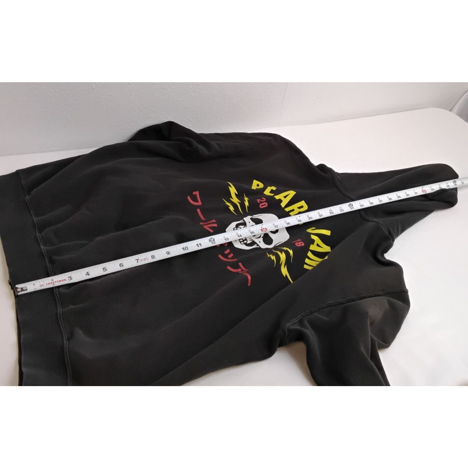 Fruit Of The Loom Pearl Jam 2018 Japan World Tour Hoodie Men's L Black Size US L / EU 52-54 / 3 - 16 Thumbnail