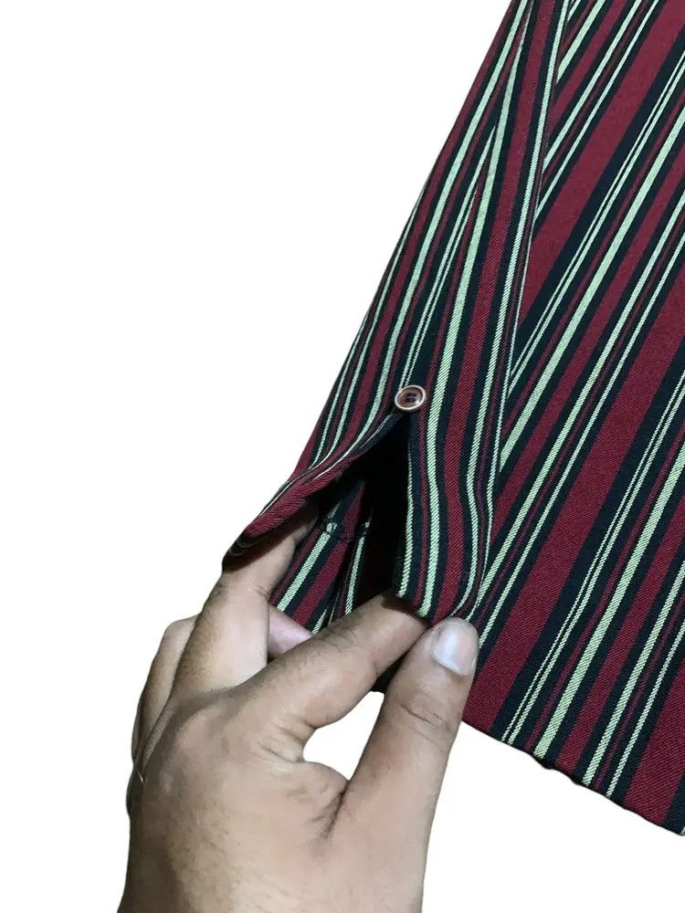Marithe + Francois Girbaud Vintage Marithe Francois Girbaud striped flare pants Size 30" / US 8 / IT 44 - 4 Thumbnail