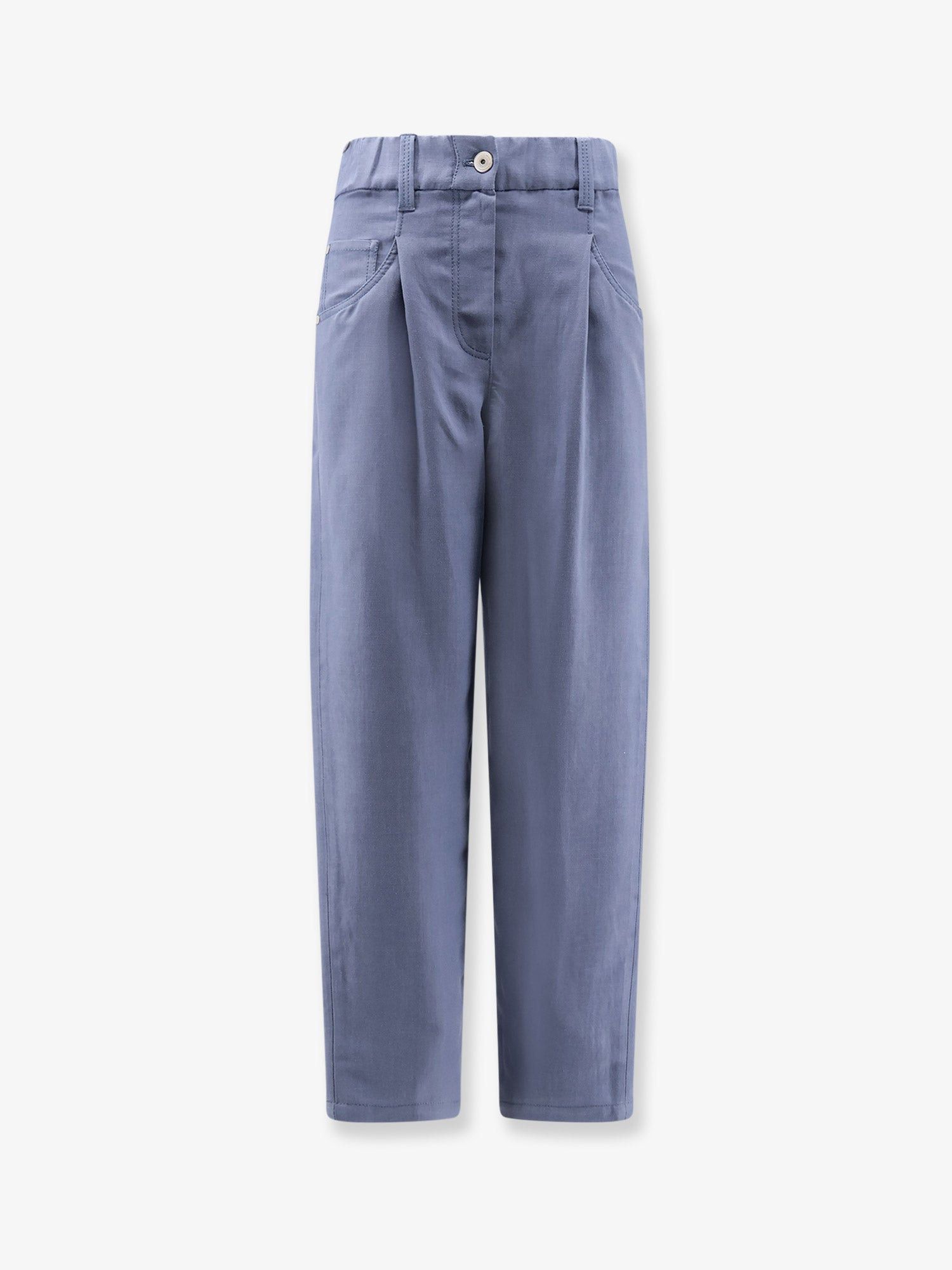 Brunello Cucinelli Viscose And Linen Trousers Size 26" / US 2 / IT 38 - 1 Thumbnail