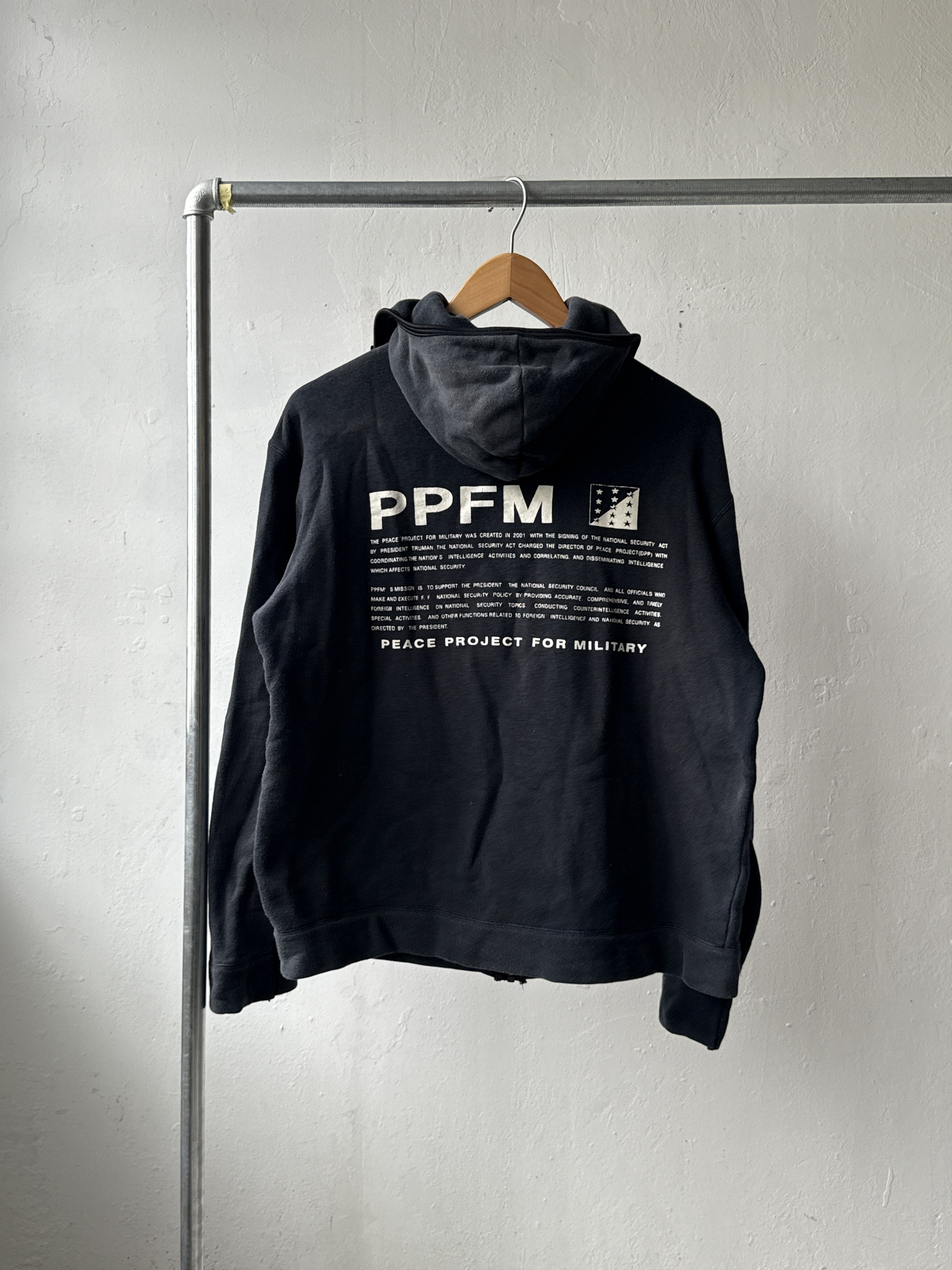PPFM (Peace Project for Military) Graphic Full-Zip Hoodie