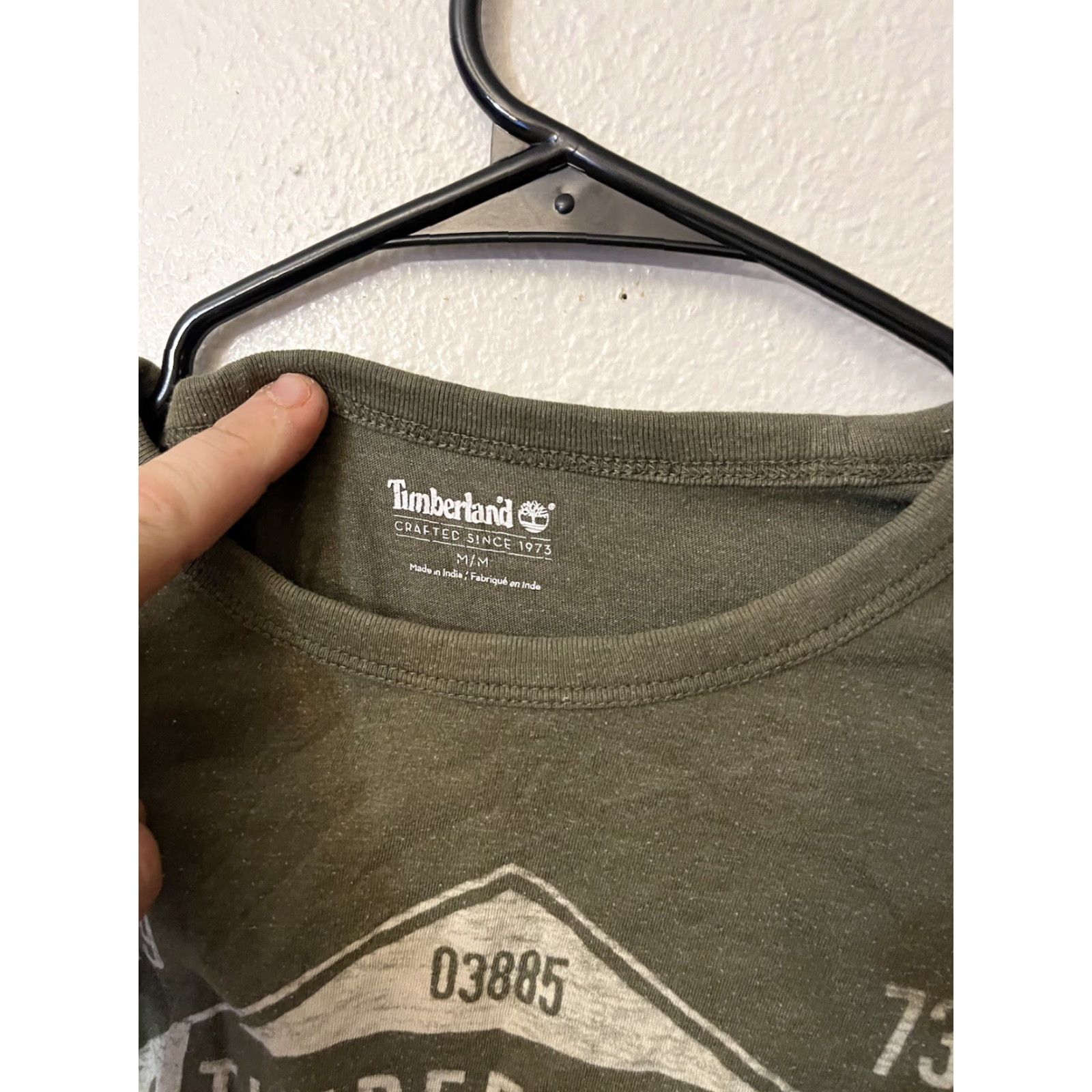 Timberland VINTAGE Timberland Shirt Mens M Green Knit Crewneck Cotton Embroidered Logo 90s Classic T-Shirt Stay Comfortable Size US M / EU 48-50 / 2 - 2 Thumbnail