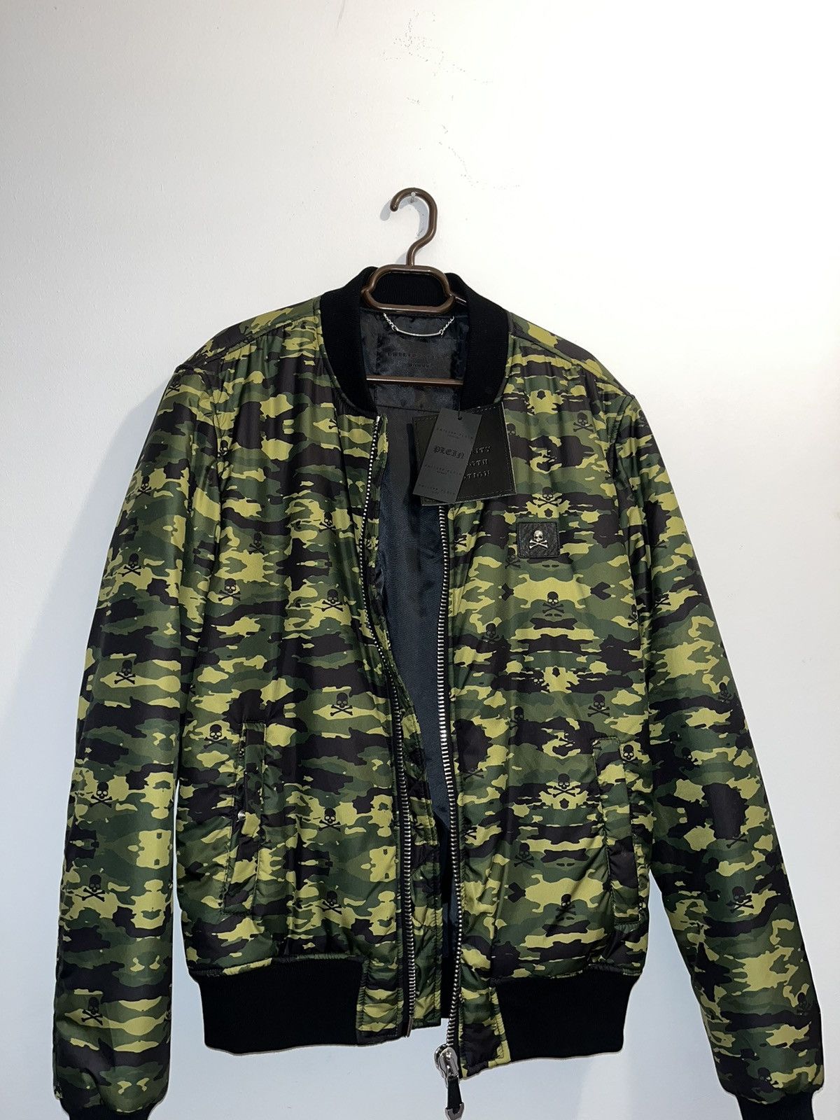 Philipp Plein Phillip Plein Camougreen bomber jacket Size US M / EU 48-50 / 2 - 7 Thumbnail