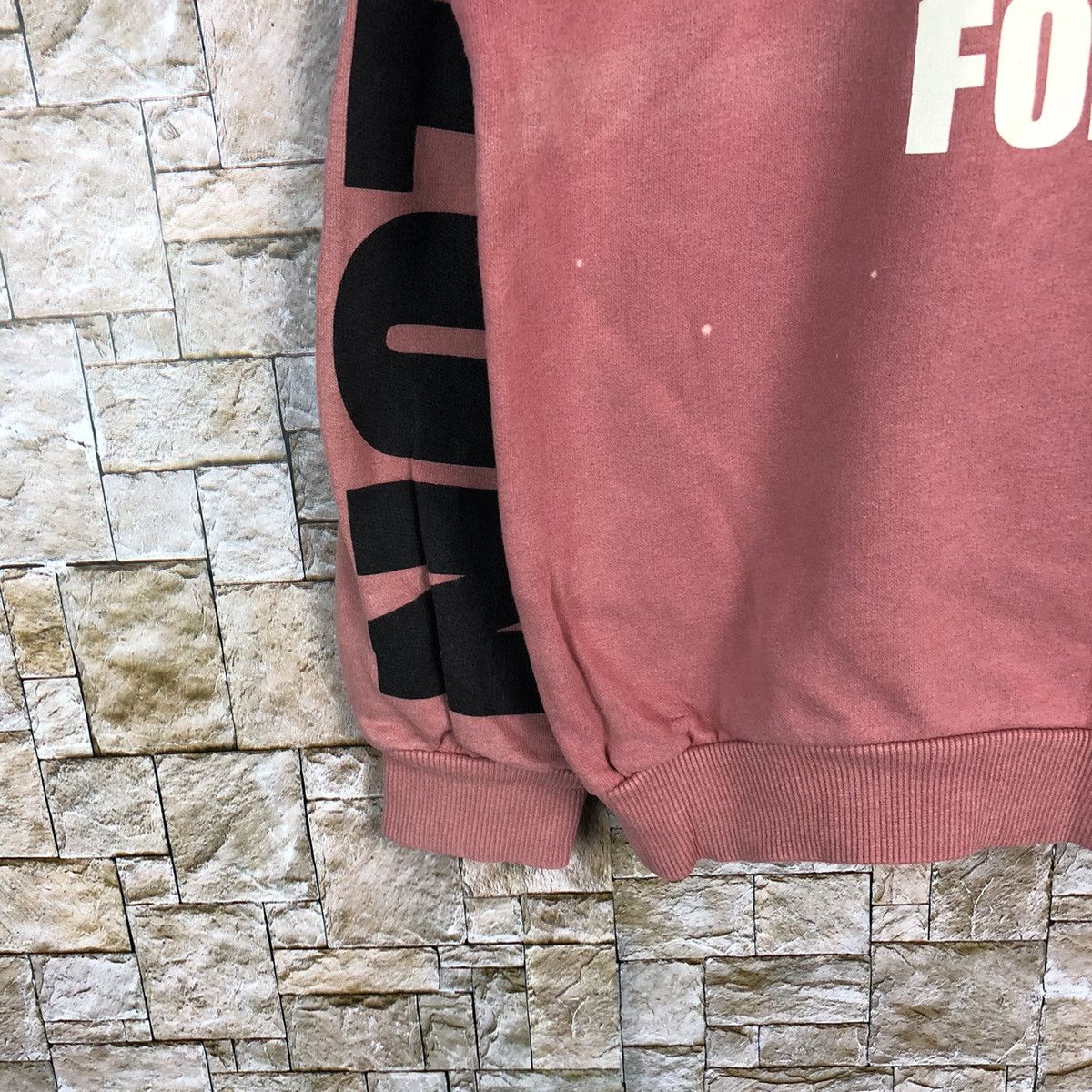 Japanese Brand Not Common Girl today Bershka Pink Sweatshirt #A305 Size S / US 4 / IT 40 - 7 Thumbnail